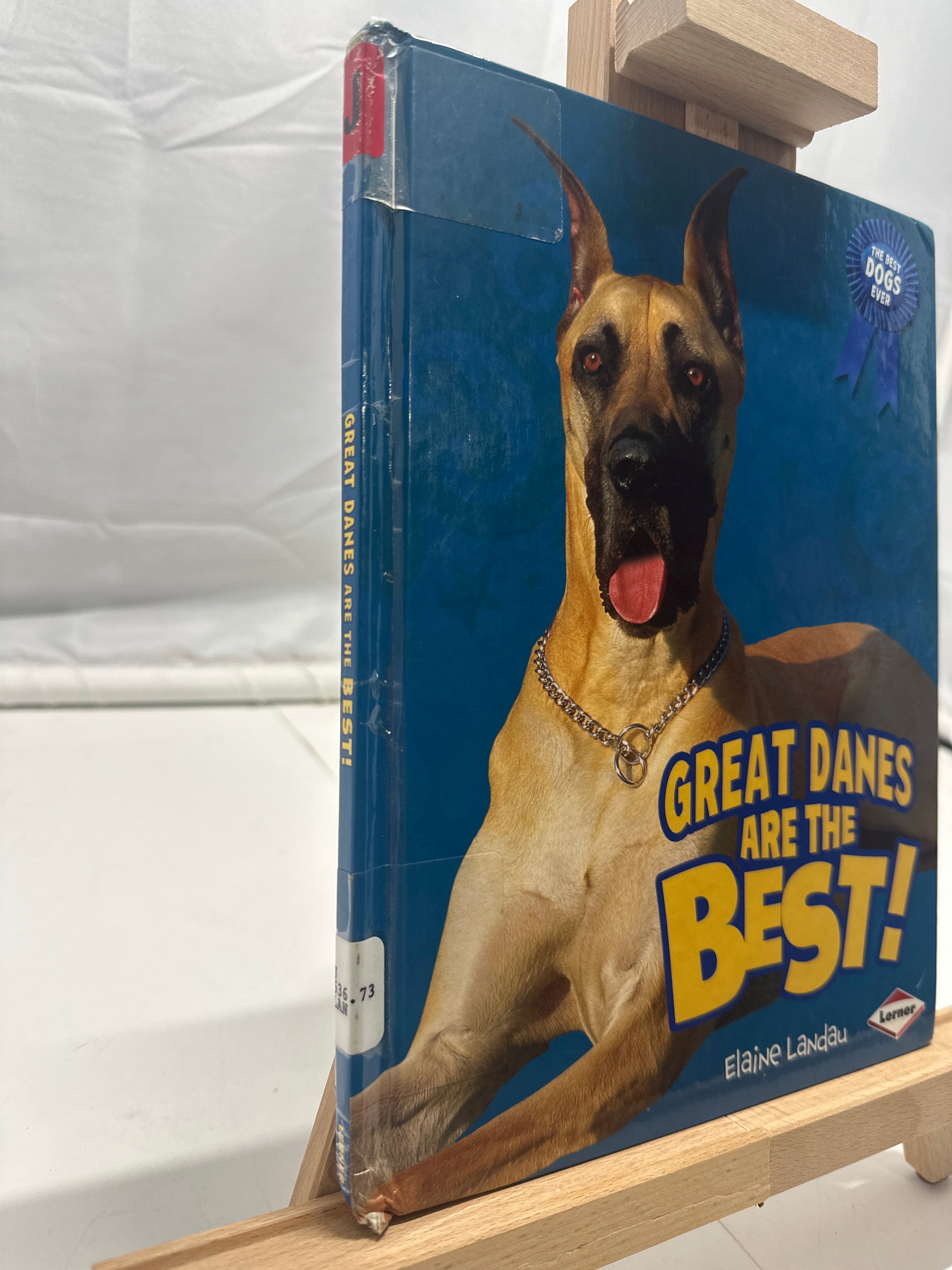 Great Danes Are the Best! by Elaine Landau Hardcover