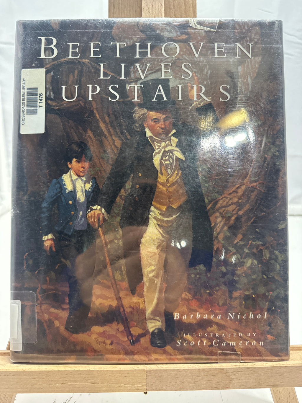 Beethoven Lives Upstairs by Barbara Nichol Hardcover Juvenile fiction.