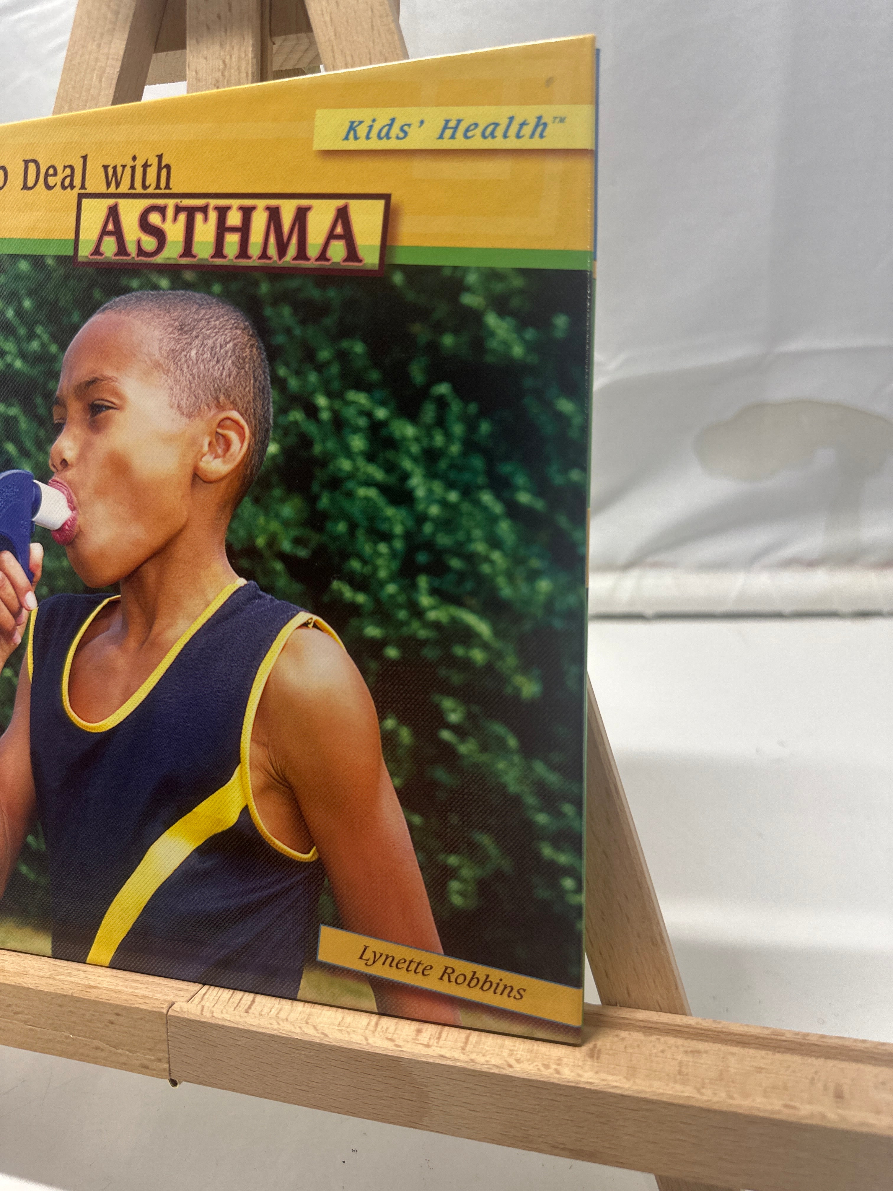 How to deal with asthma by Lynette Robbins Hardcover Children's Book