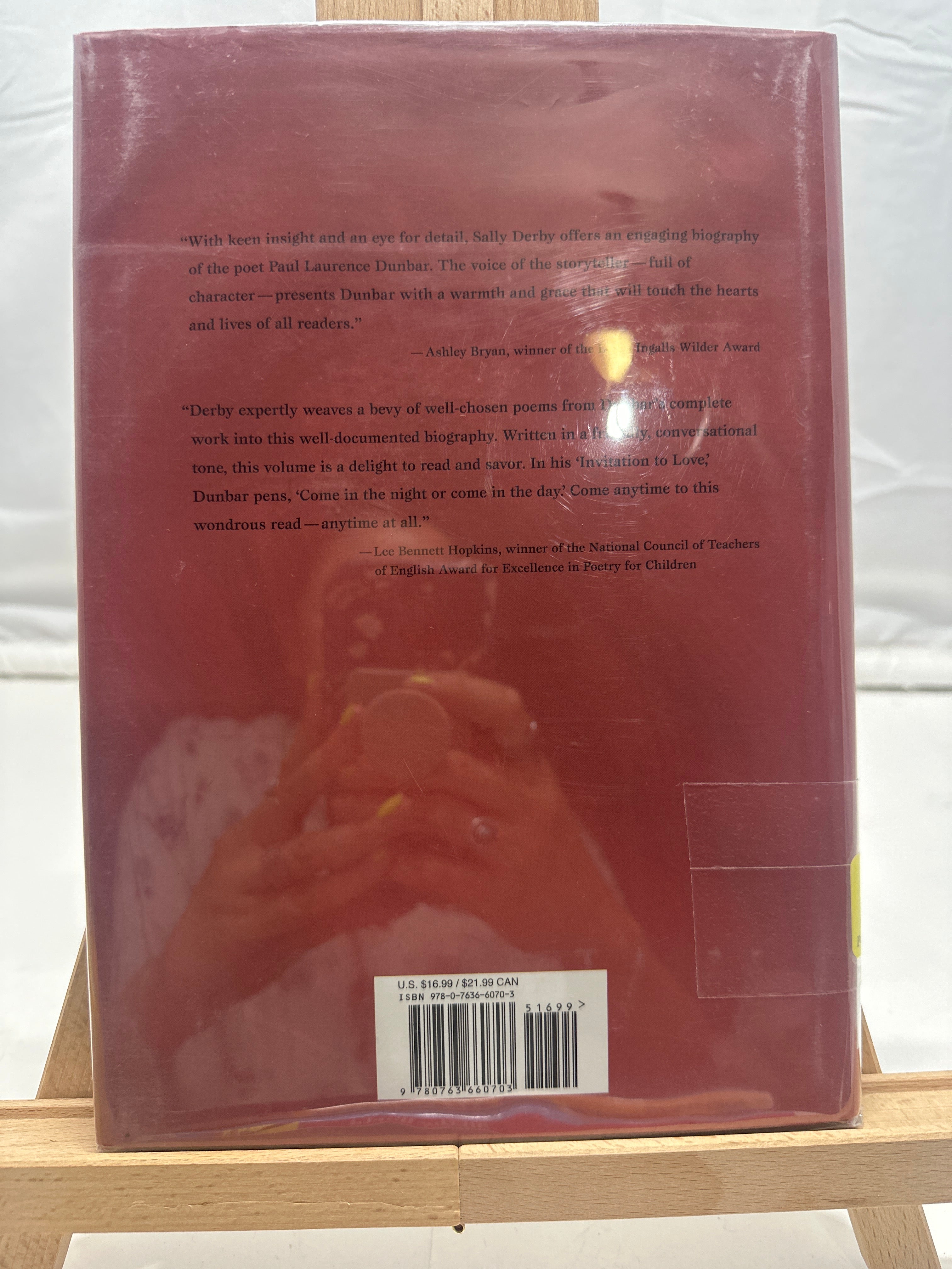 Jump Back, Paul: The Life and Poems of Paul Laurence Dunbar by Sally Derby Hardc