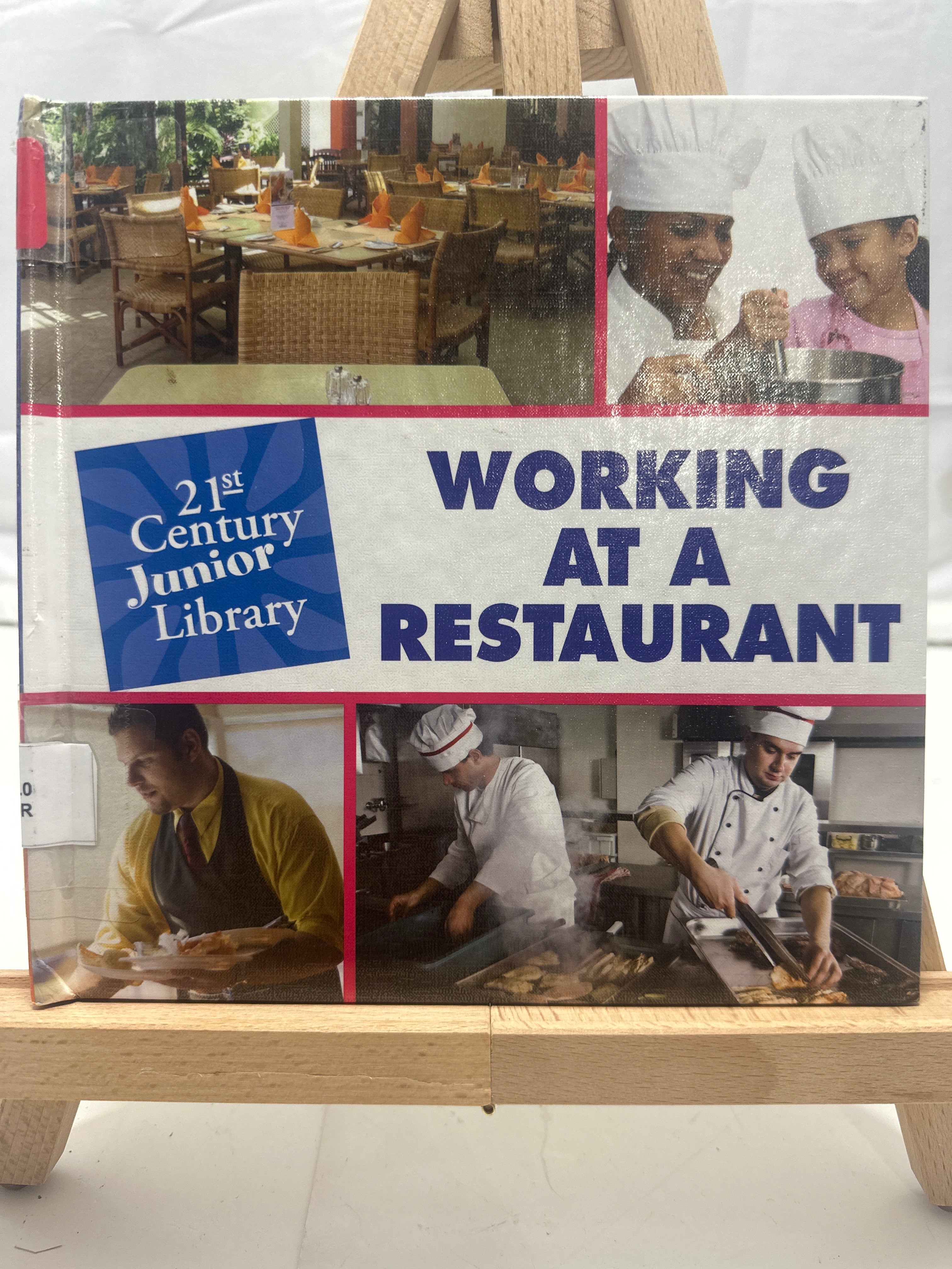 Working at a restaurant by Katie Marsico Hardcover Children's Book