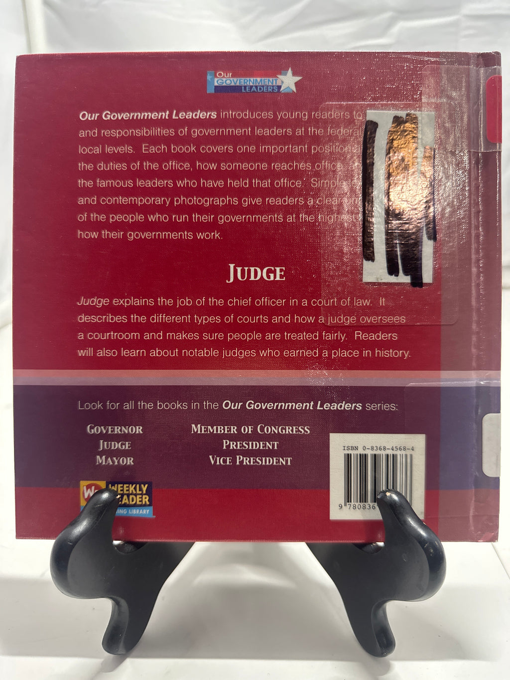 Judge (Our Government Leaders) by Jacqueline Laks Gorman Hardcover