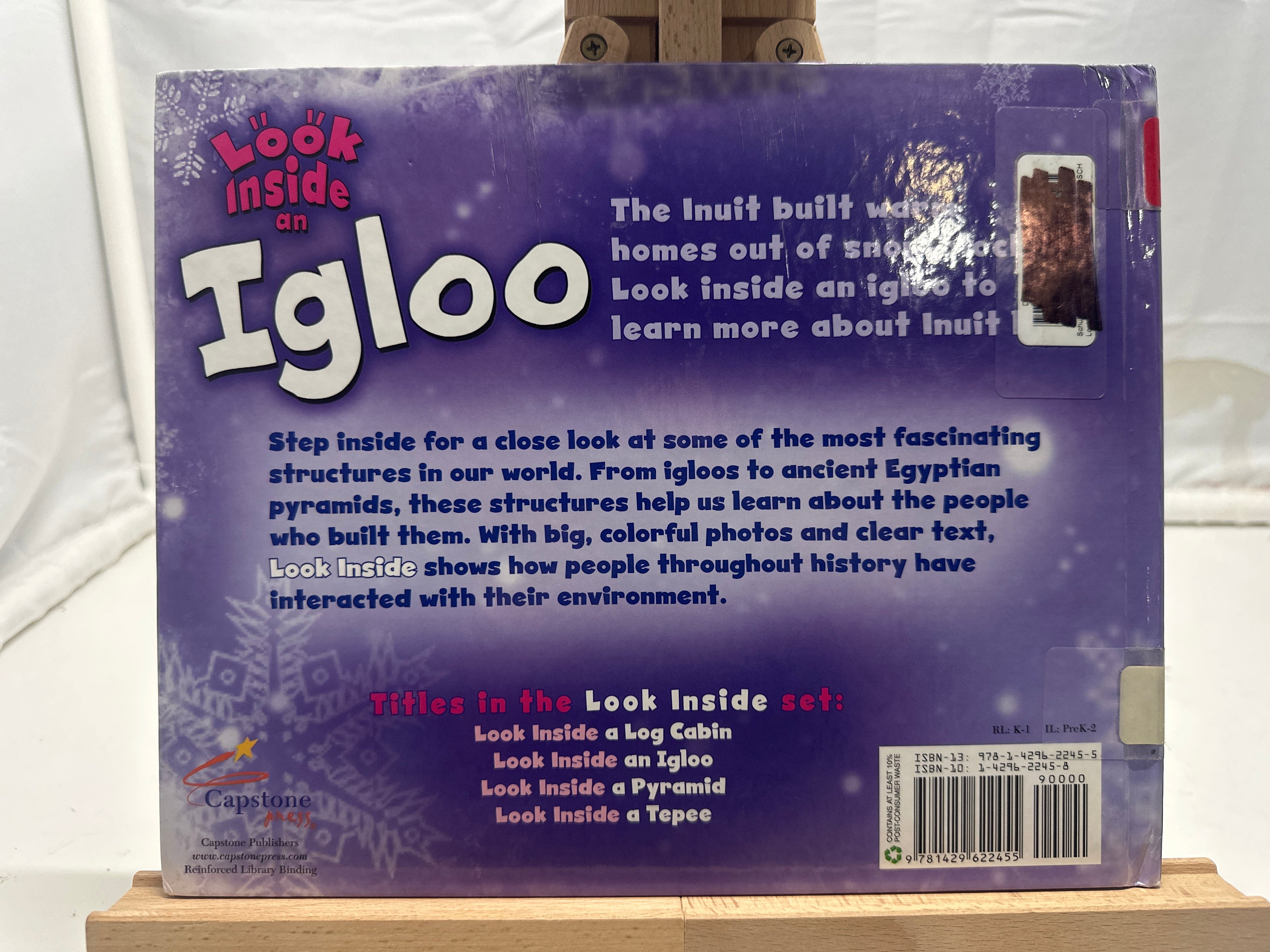 Look Inside an Igloo by Mari C. Schuh Hardcover