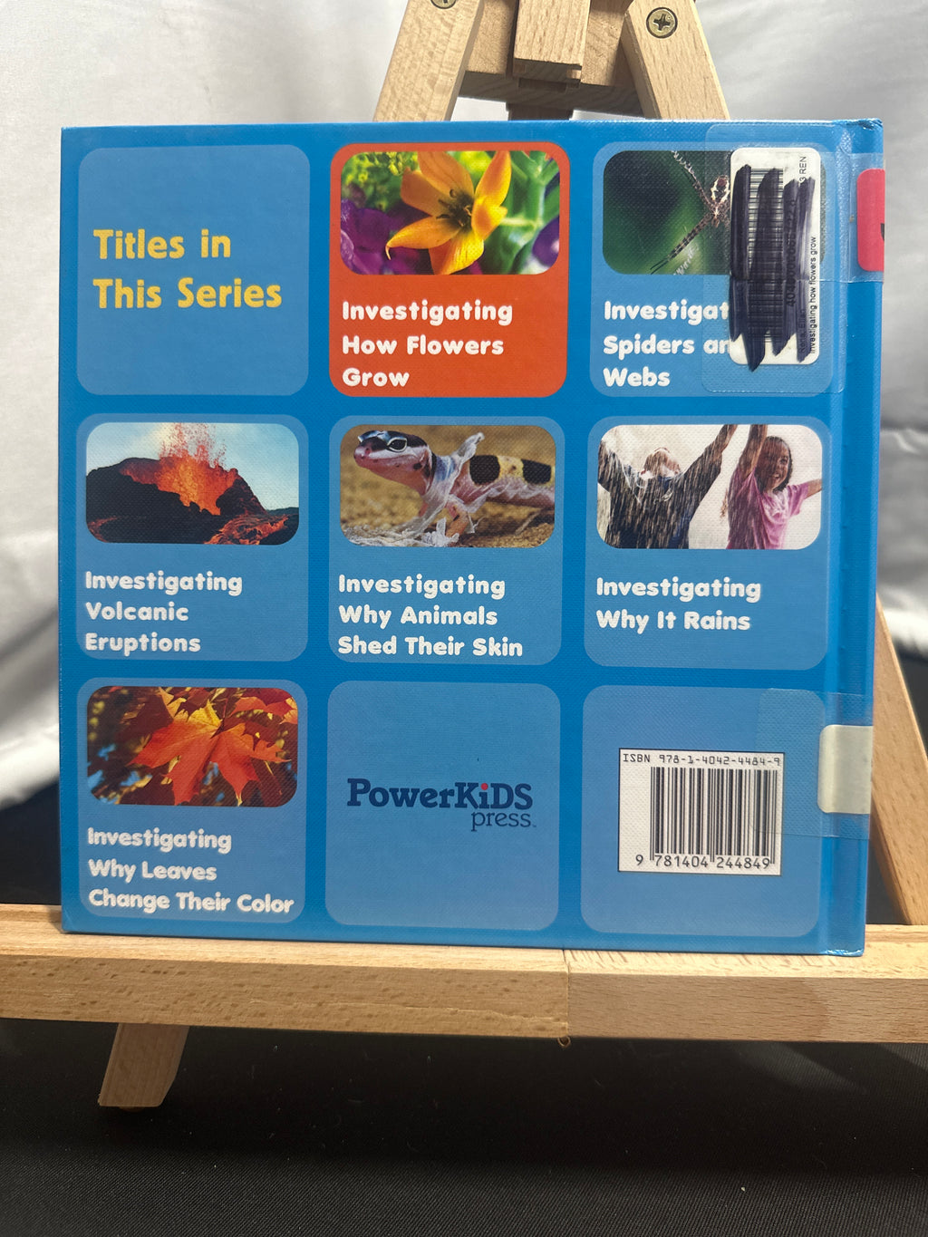 Investigating how flowers grow by Ellen René Hardcover Children's Book