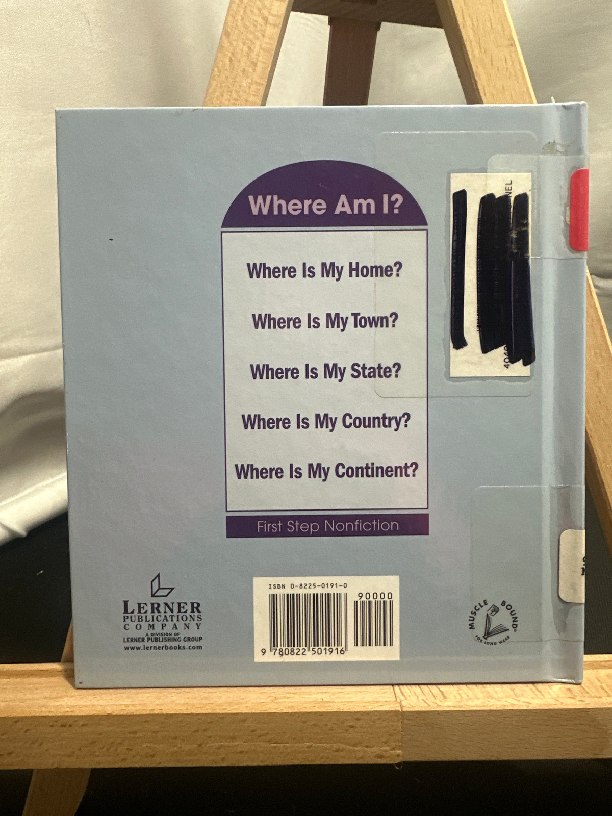 Where is my state? by Nelson, Robin Hardcover Children's Book