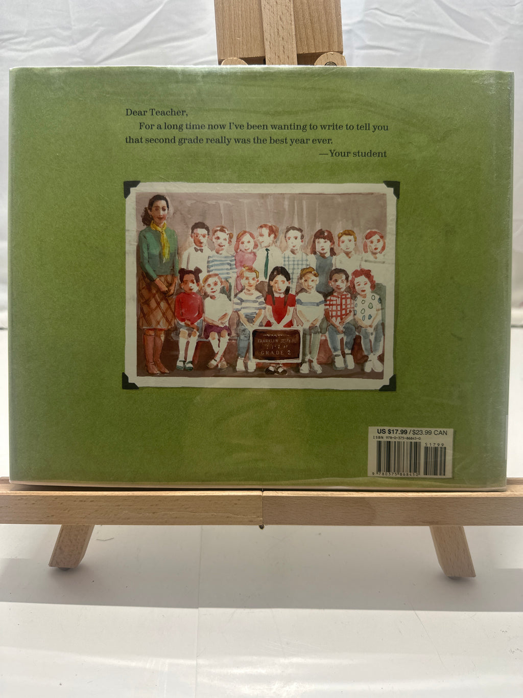 A Letter to My Teacher by Deborah Hopkinson Hardcover