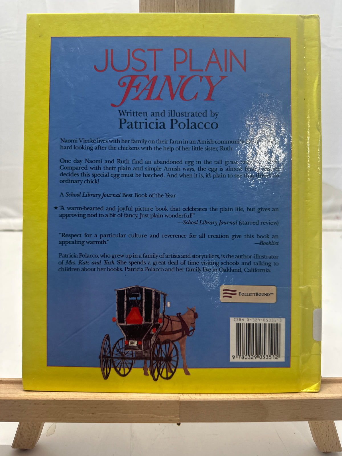 Just Plain Fancy by Patricia Polacco Hardcover