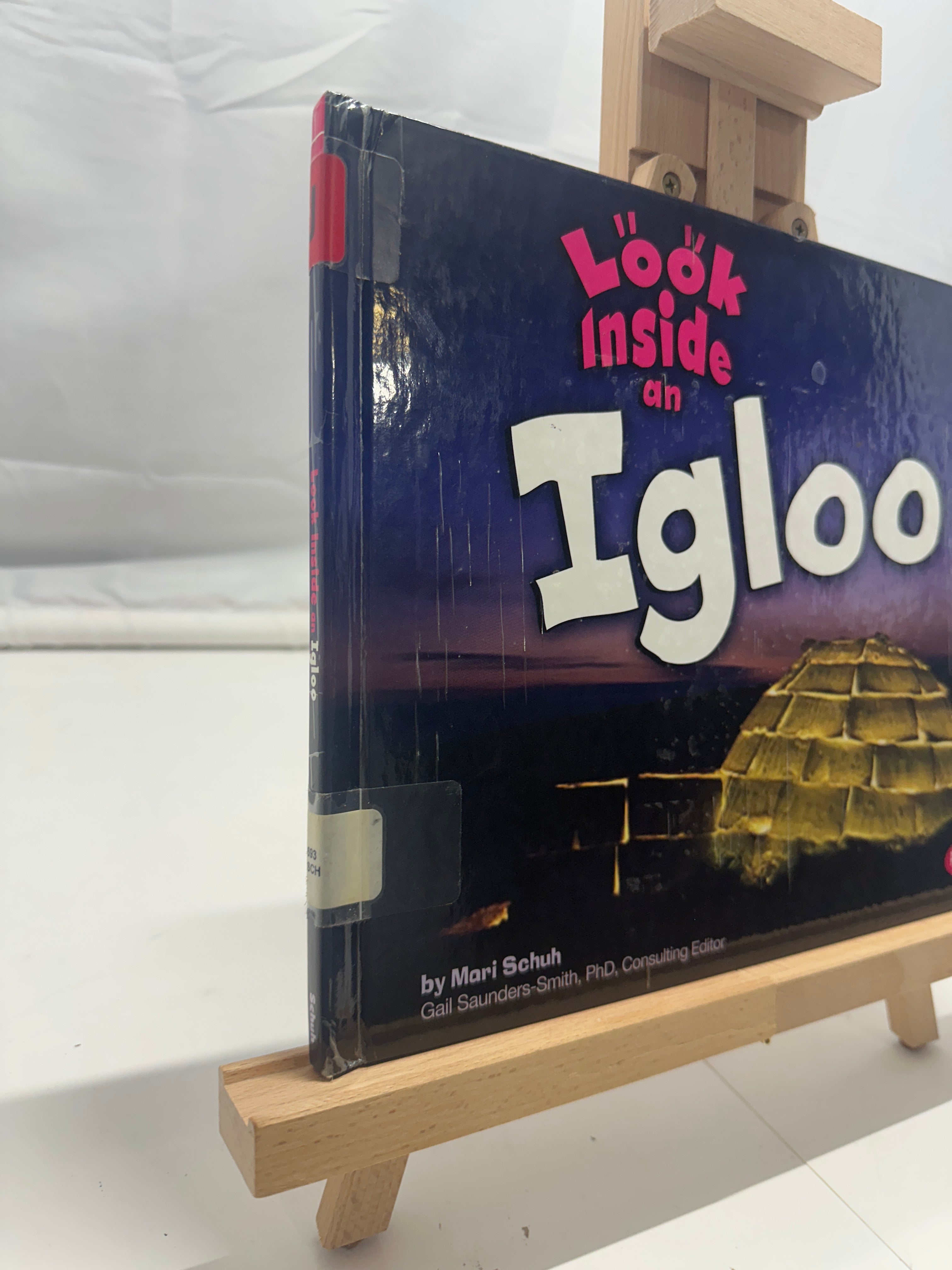 Look Inside an Igloo by Mari C. Schuh Hardcover