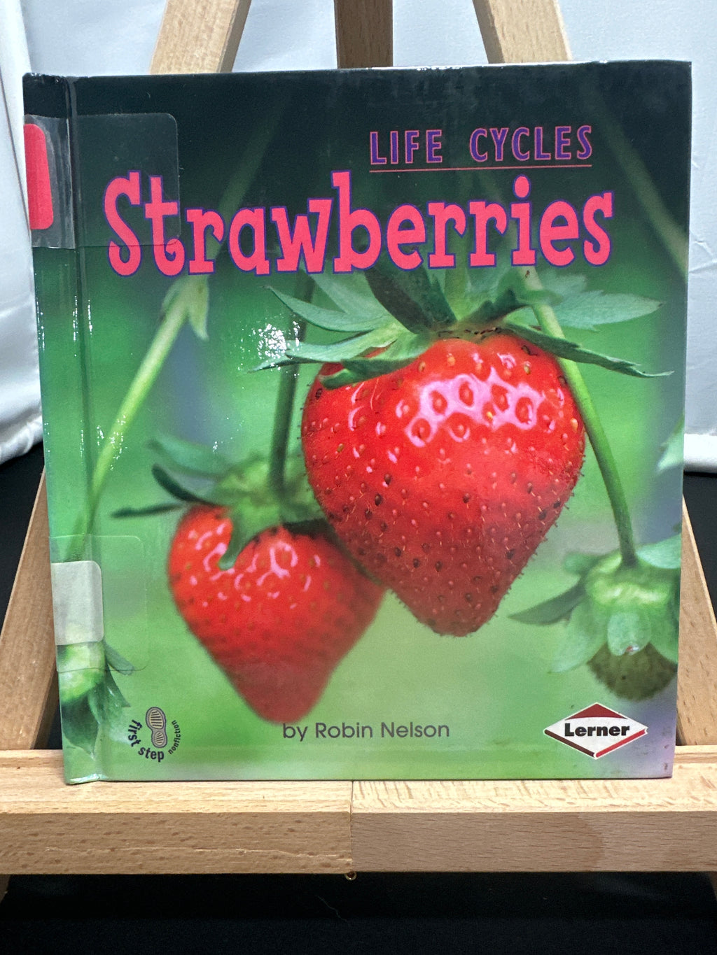 Strawberries by Nelson, Robin Hardcover Children's Book
