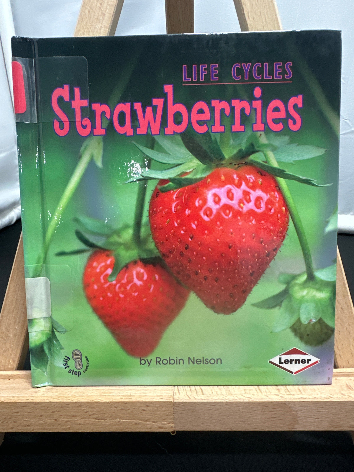 Strawberries by Nelson, Robin Hardcover Children's Book