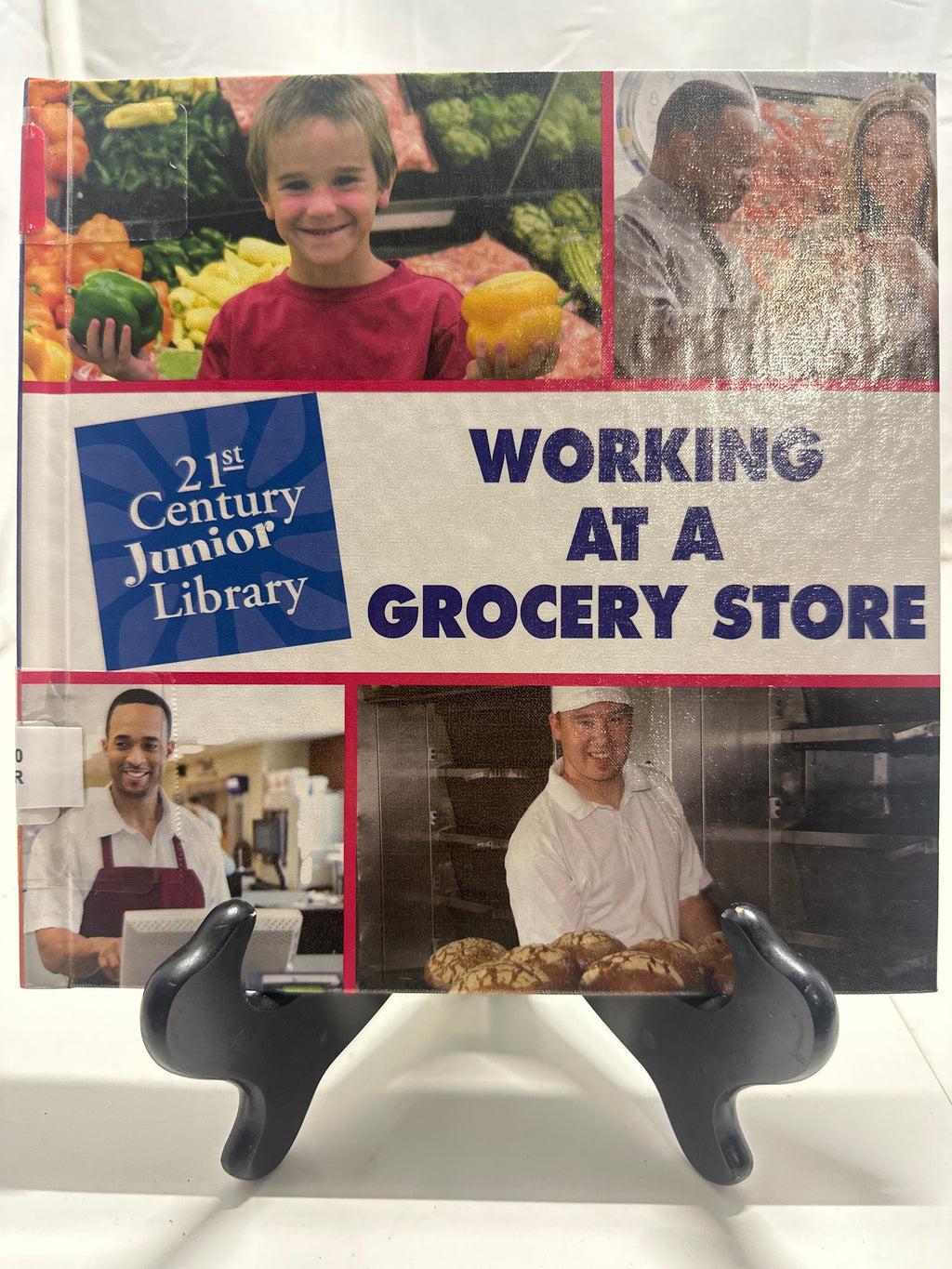 Working in a grocery store by Katie Marsico Hardcover Children's Book