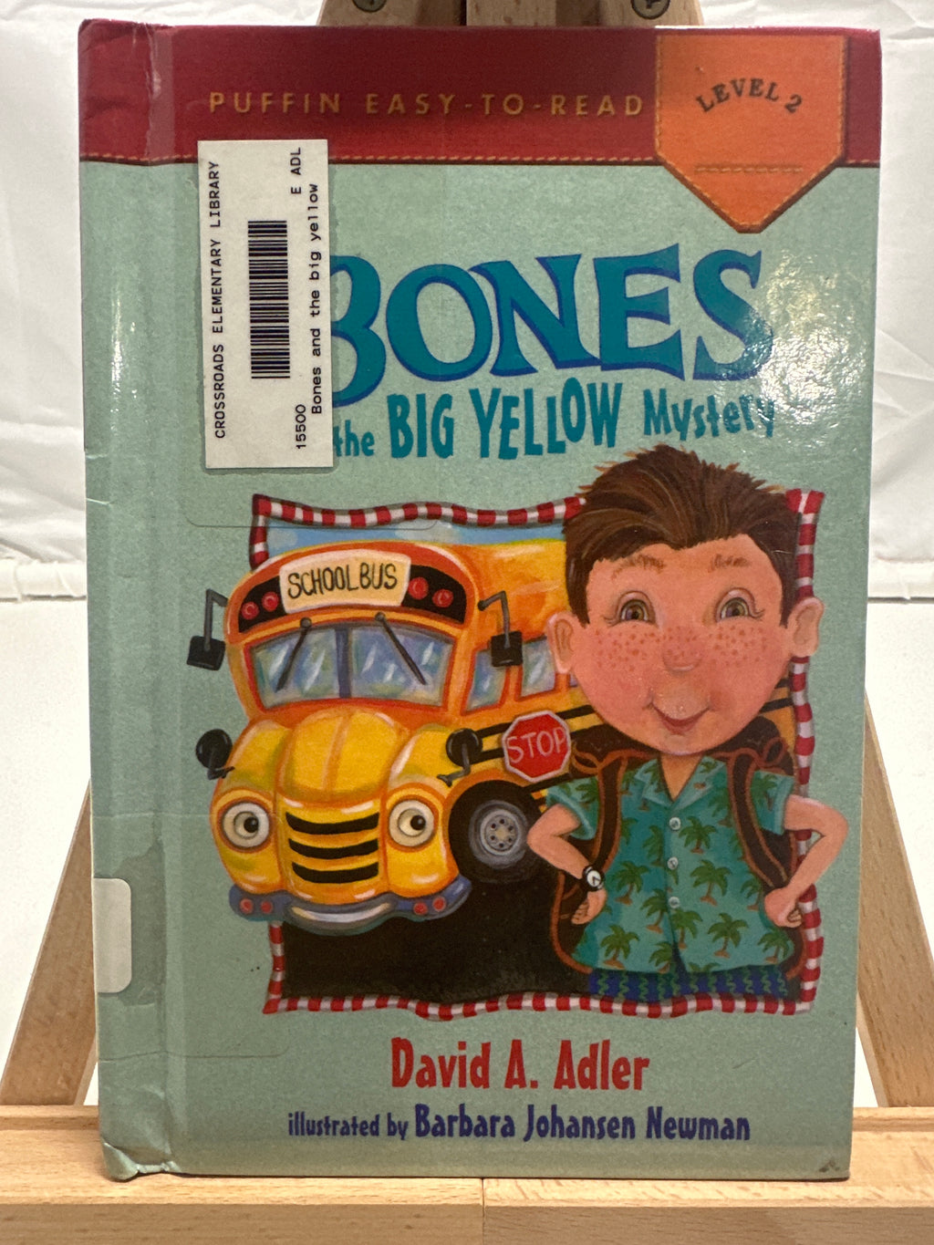 Bones and the Big Yellow Mystery by David A. Adler Hardcover