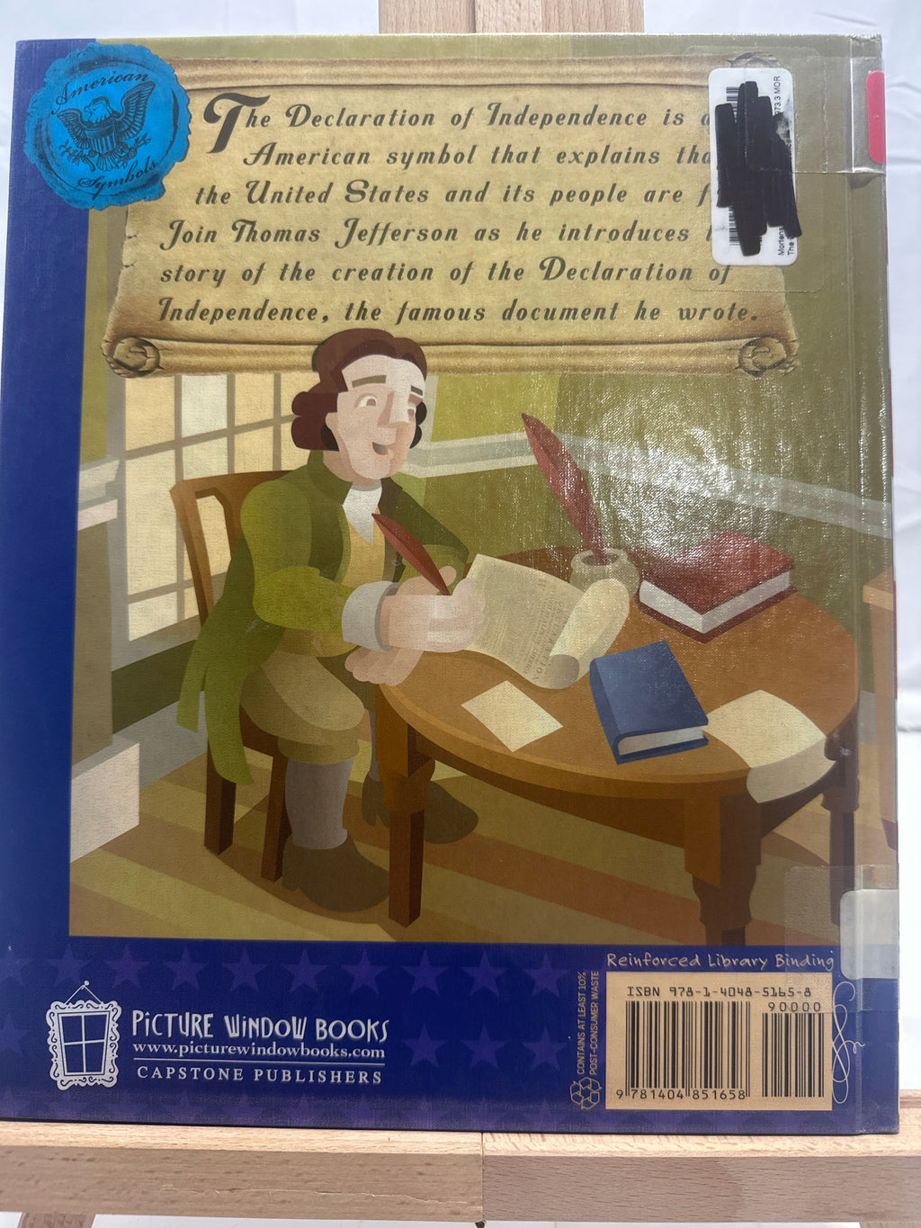 The Declaration of Independence by Lori Mortensen Hardcover Children's Book
