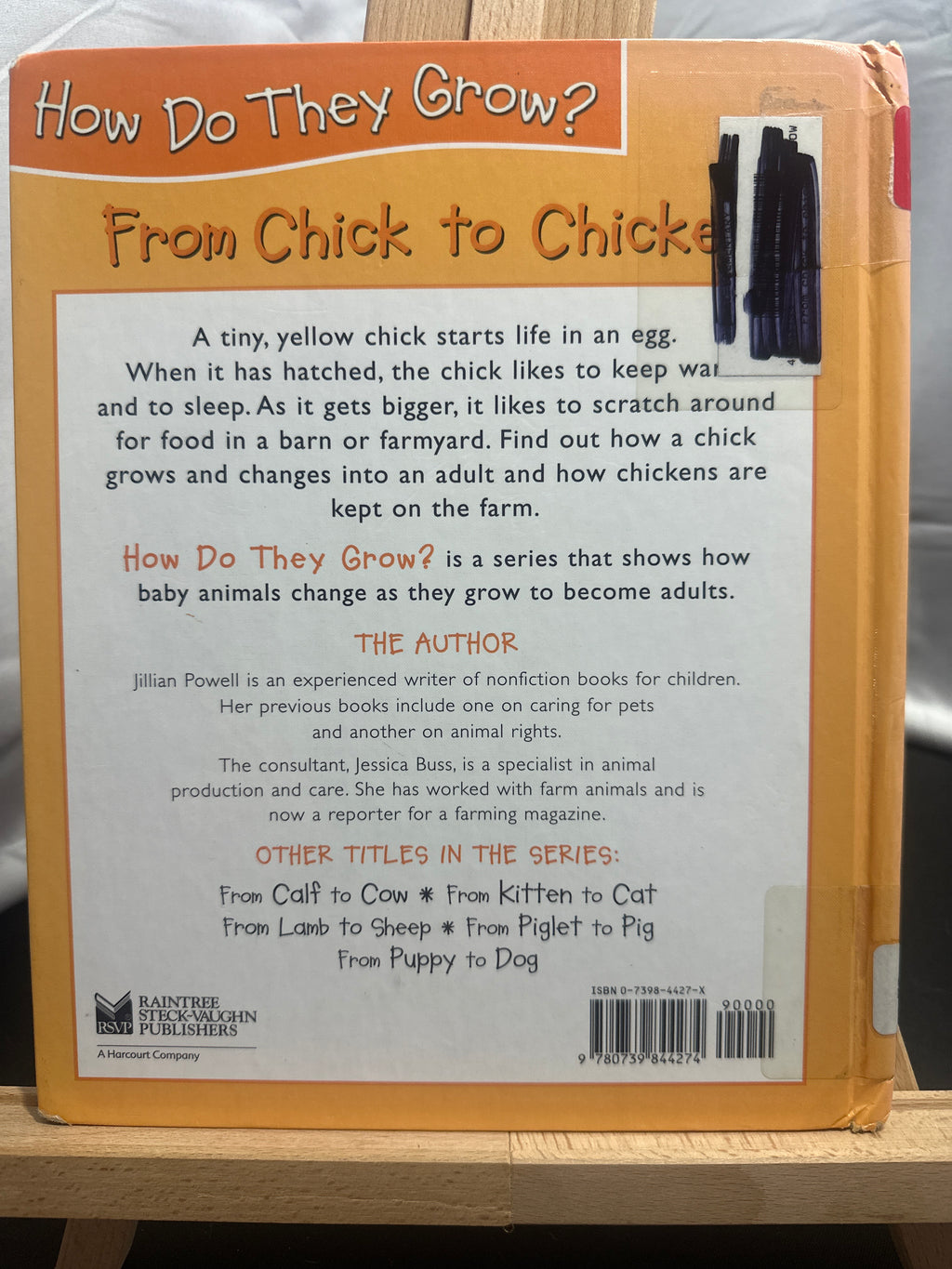 From Chick to Chicken (Powell, Jillian. How Do They Grow?,) by Jillian Powell Ha