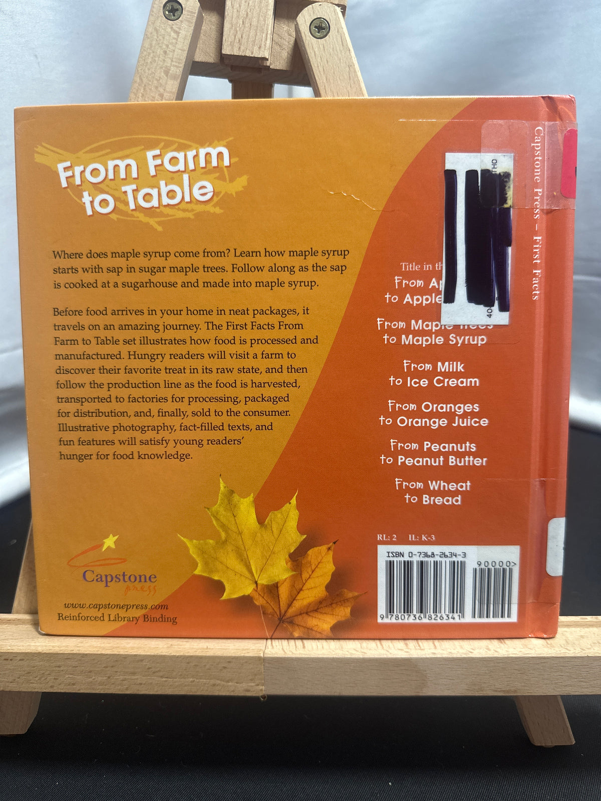 From Maple Trees to Maple Syrup (First Facts. from Farm to Table) by Kristin Tho
