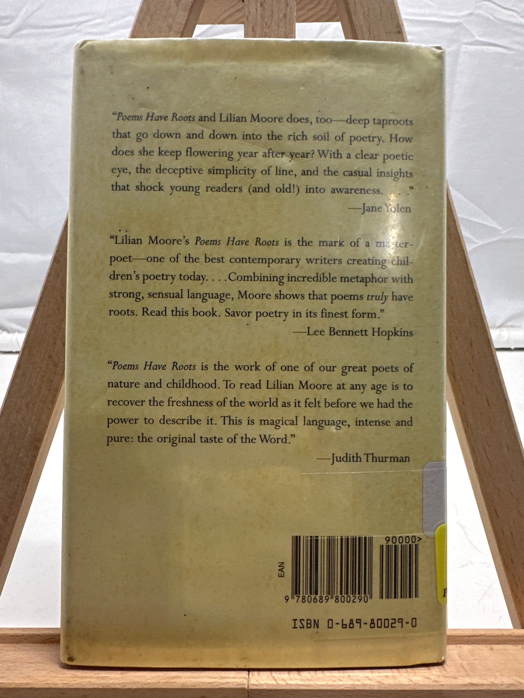 Poems Have Roots by Lilian Moore Hardcover