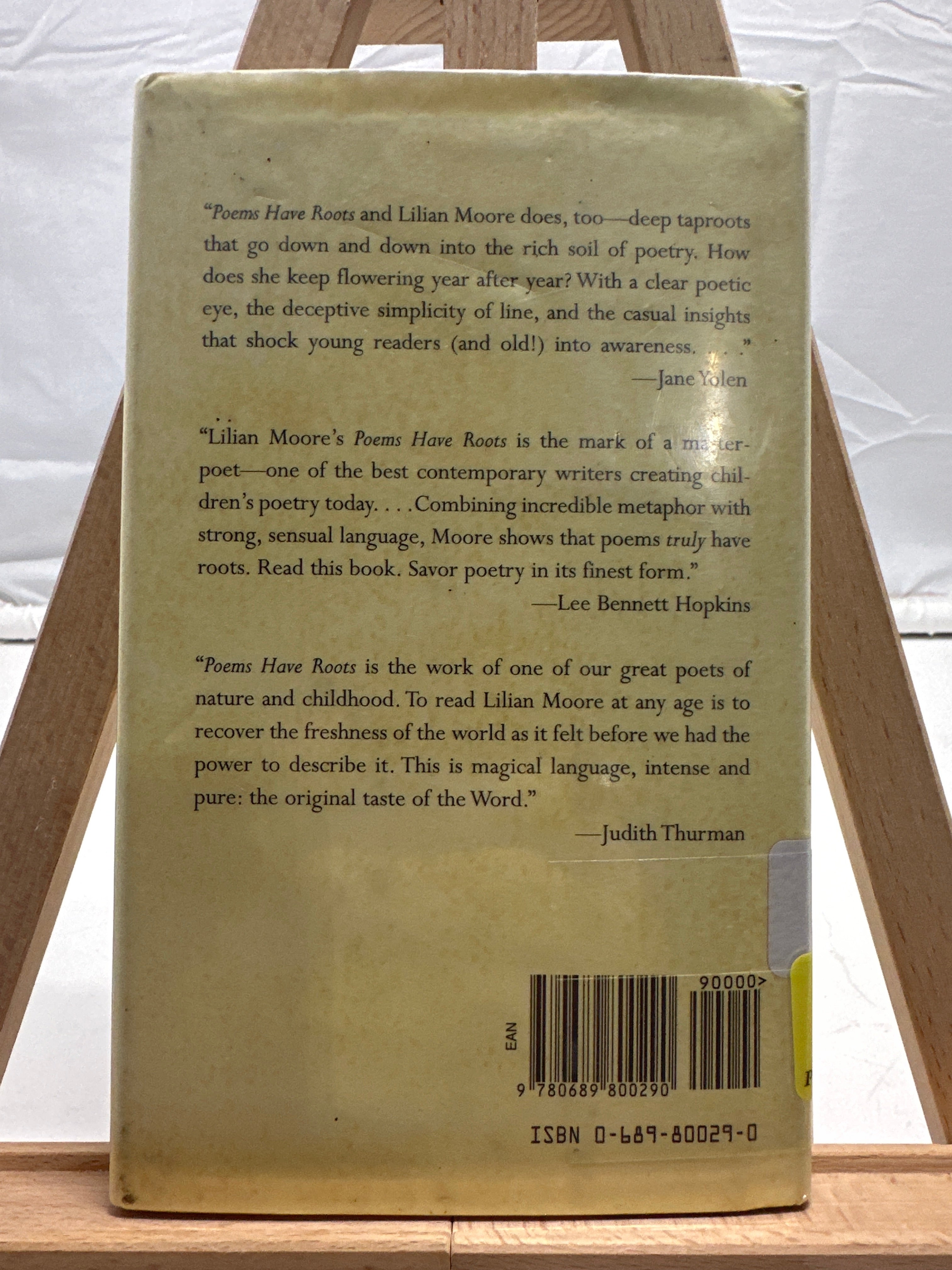 Poems Have Roots by Lilian Moore Hardcover