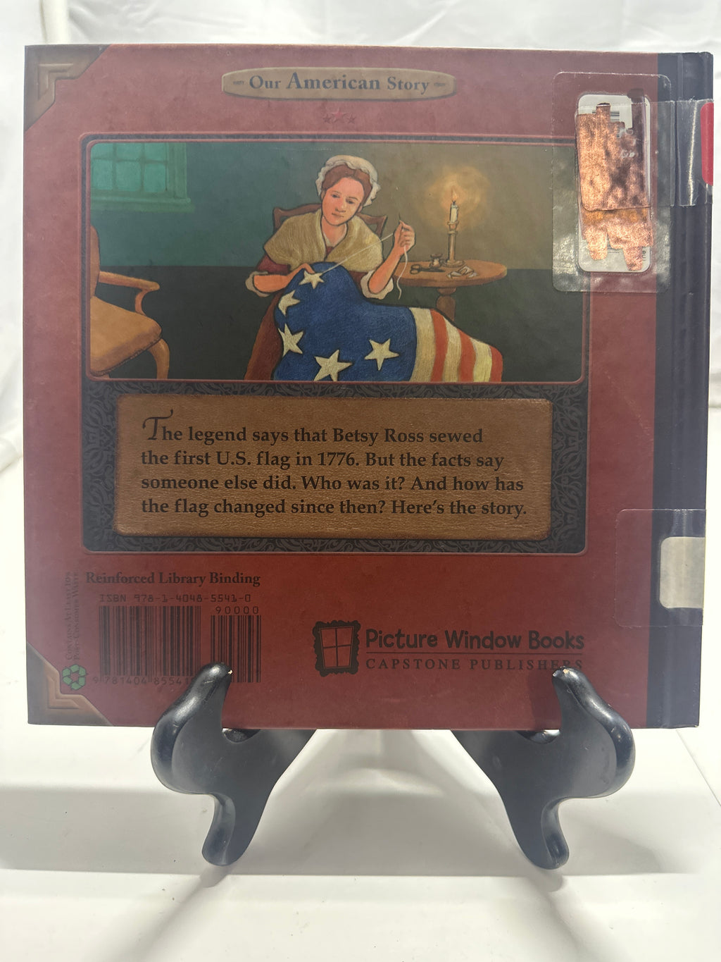 The first American flag by Kathy Allen Hardcover Children's Book