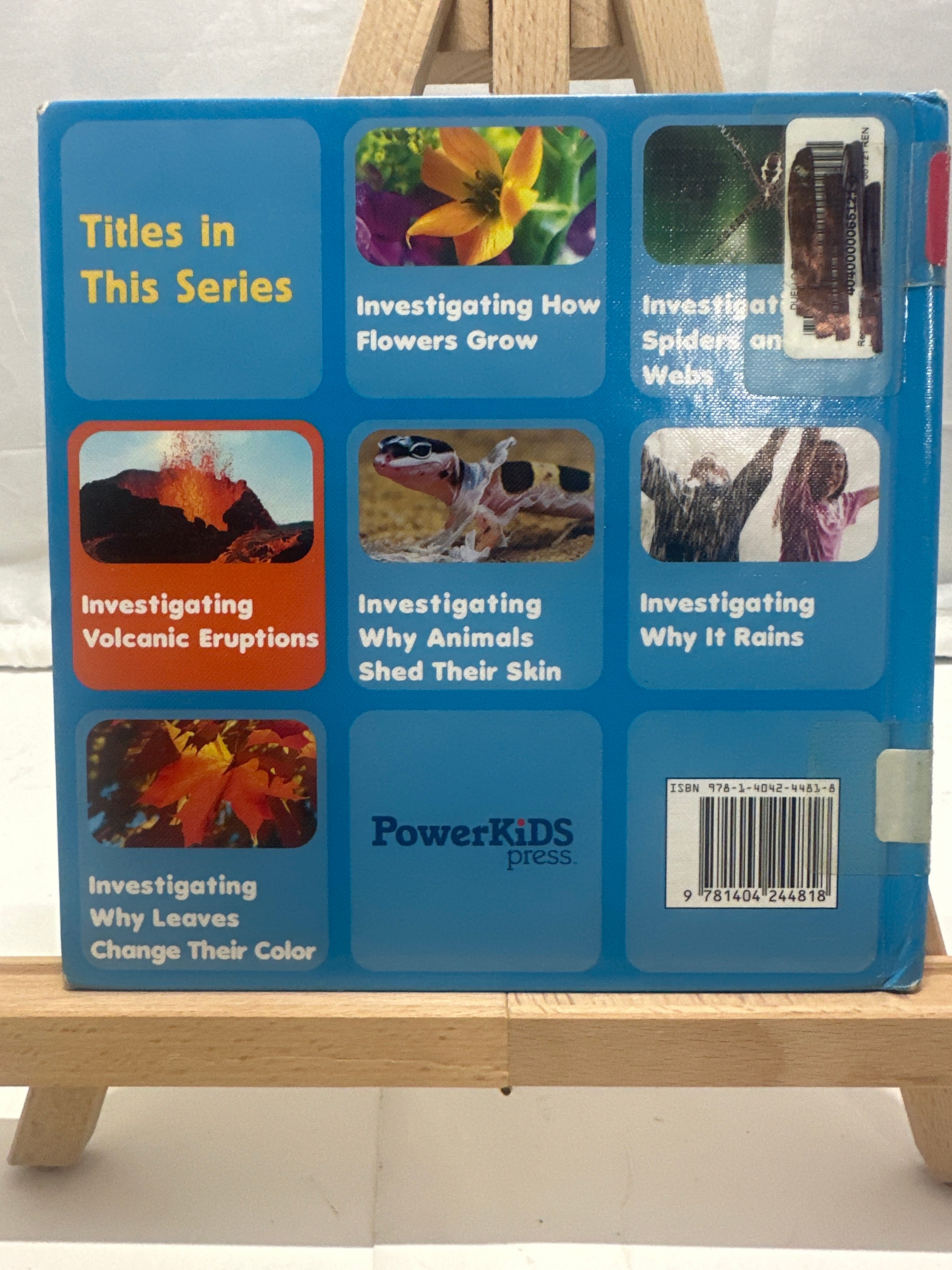 Investigating volcanic eruptions by Ellen René Hardcover Children's Book
