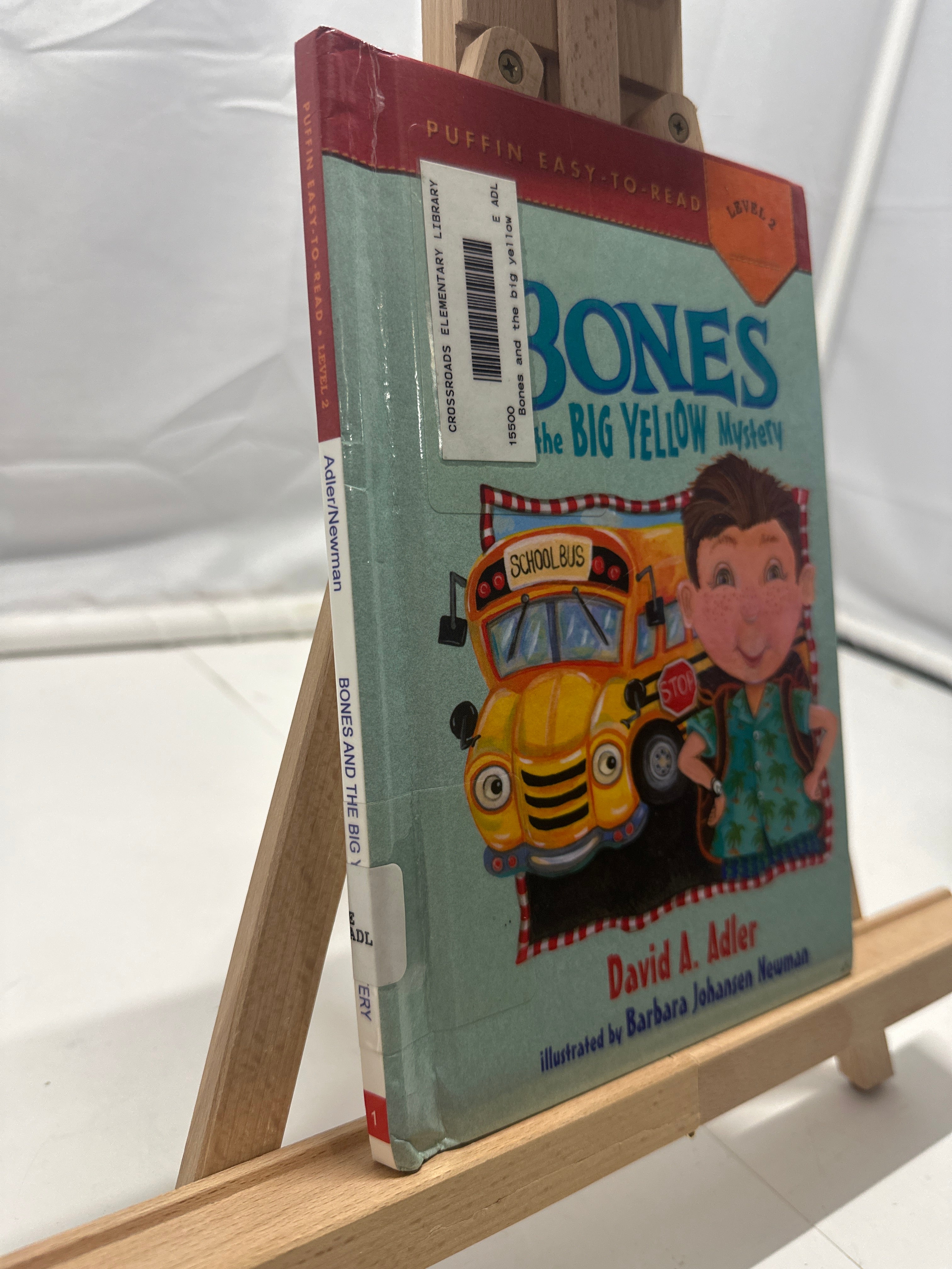 Bones and the Big Yellow Mystery by David A. Adler Hardcover