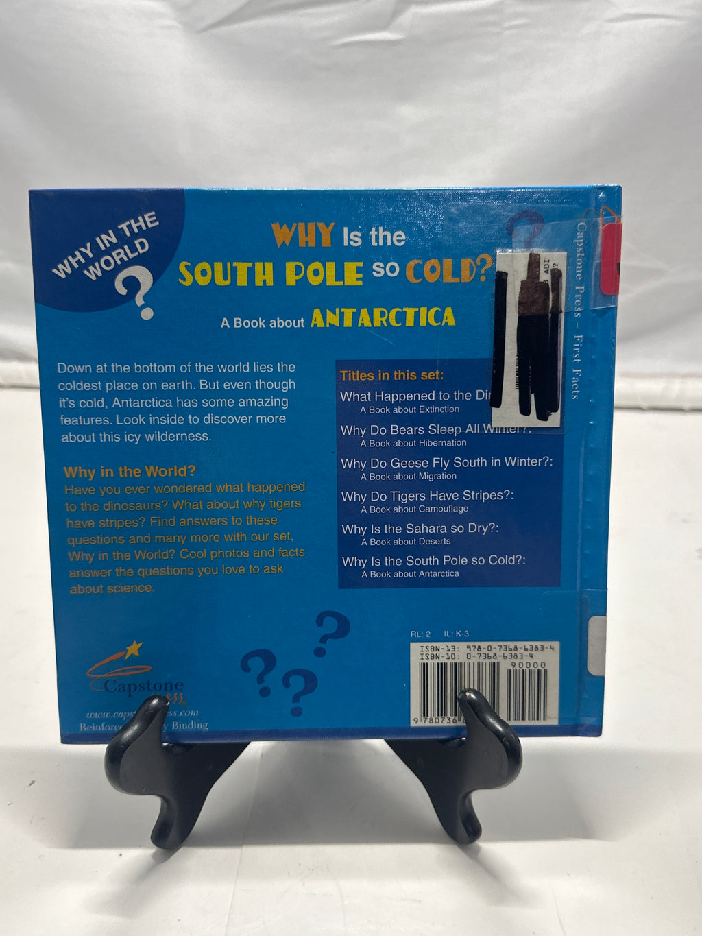 Why Is the South Pole So Cold? by Janeen Adil Hardcover