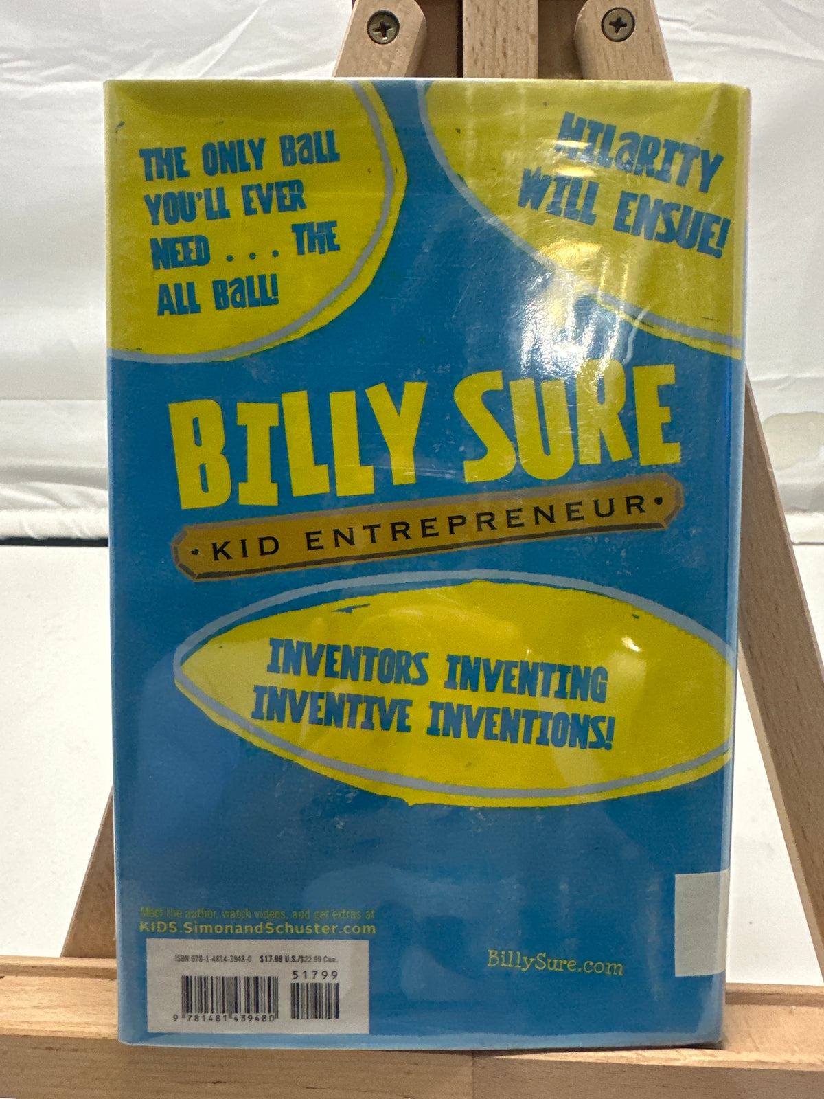 Billy Sure Kid Entrepreneur by Luke Sharpe Hardcover