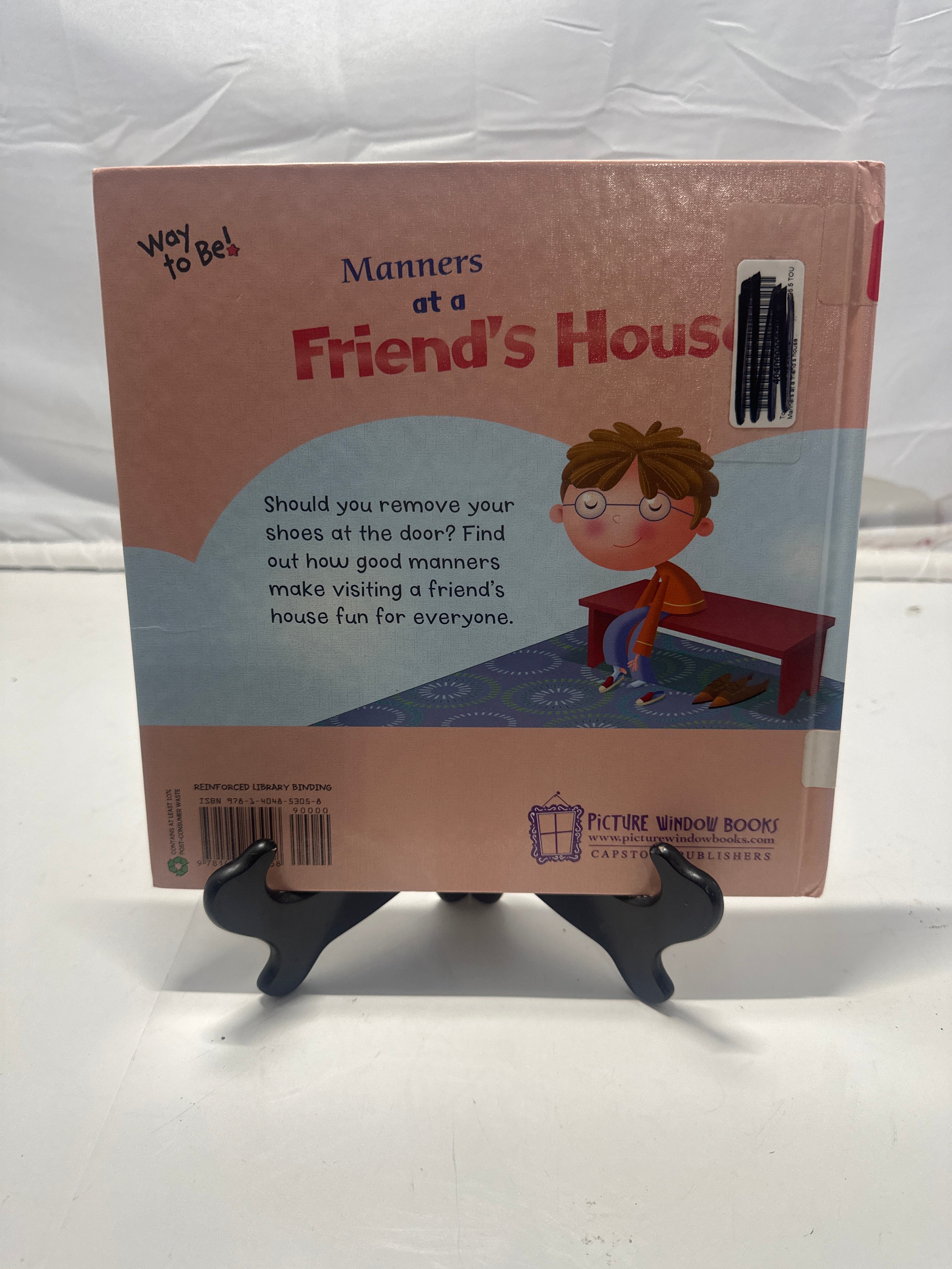 Manners at a friend's house by Amanda Doering Tourville Hardcover Children's Boo