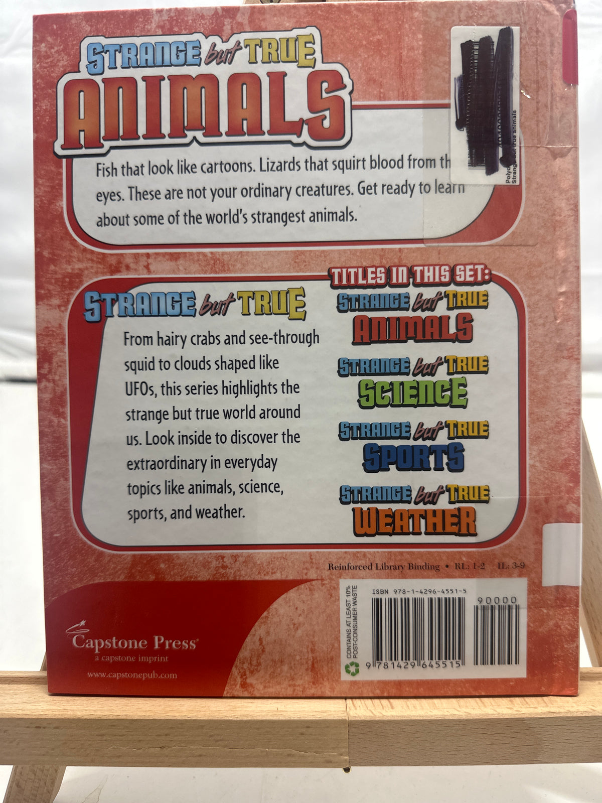 Strange But True Animals by Lori Polydoros Hardcover