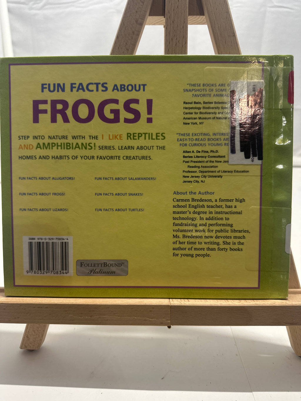 Fun Facts about Frogs! by Carmen Bredeson Hardcover