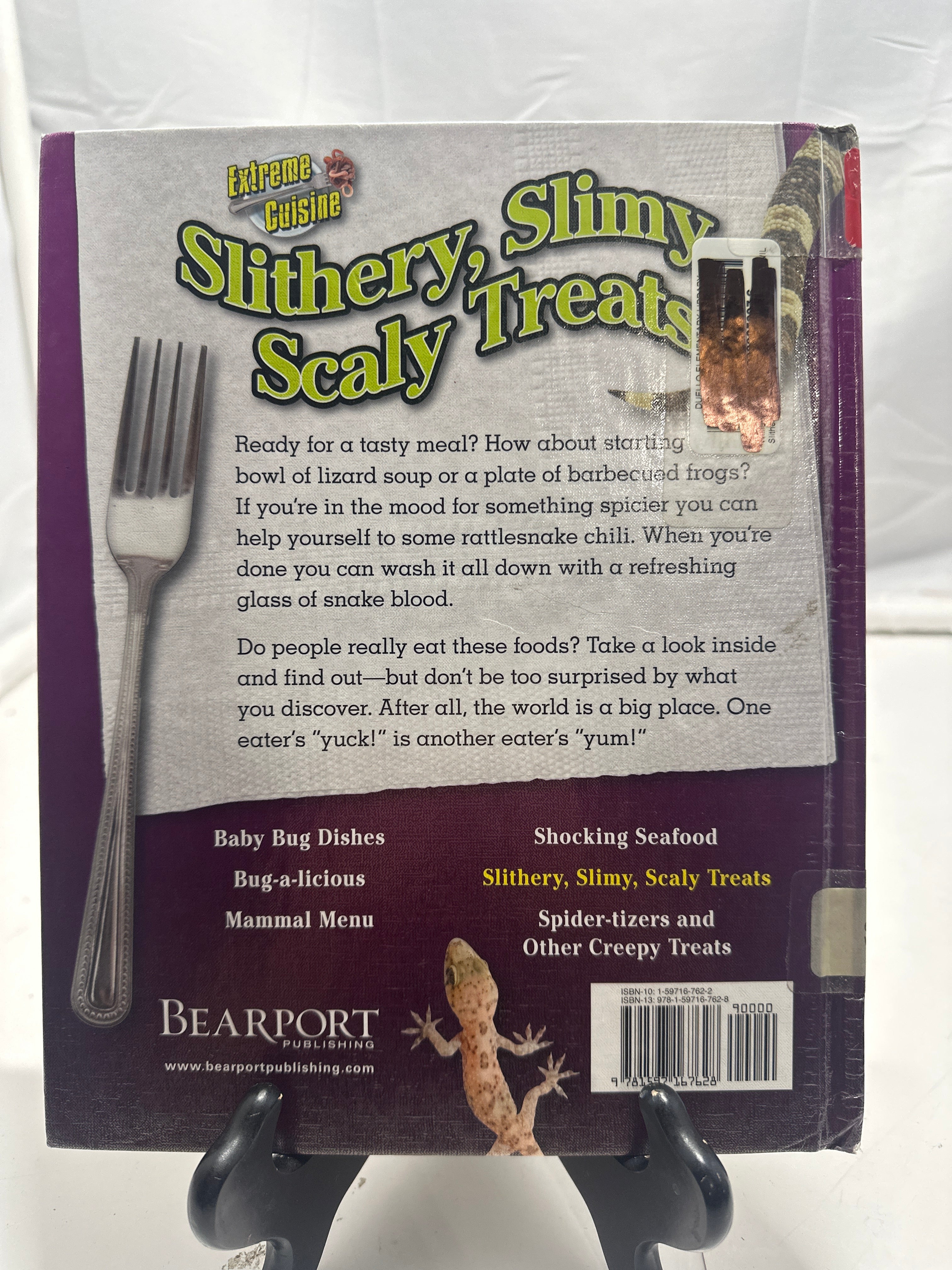 Slithery, slimy treats by Dinah Williams Hardcover Children's Book