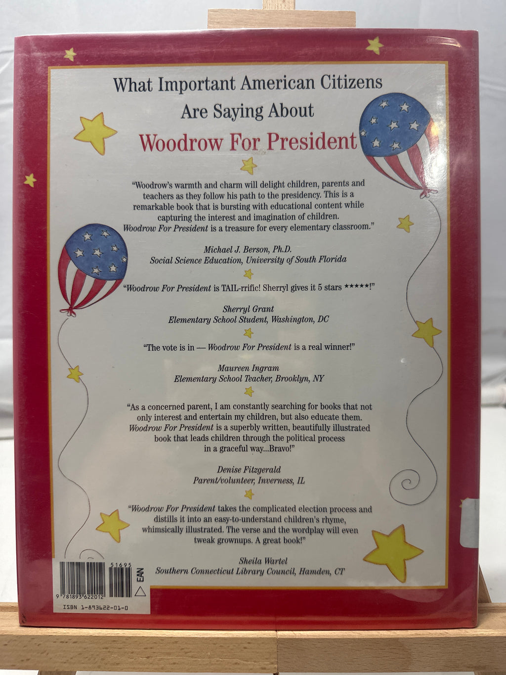 Woodrow for president by Peter W. Barnes Hardcover Fiction.