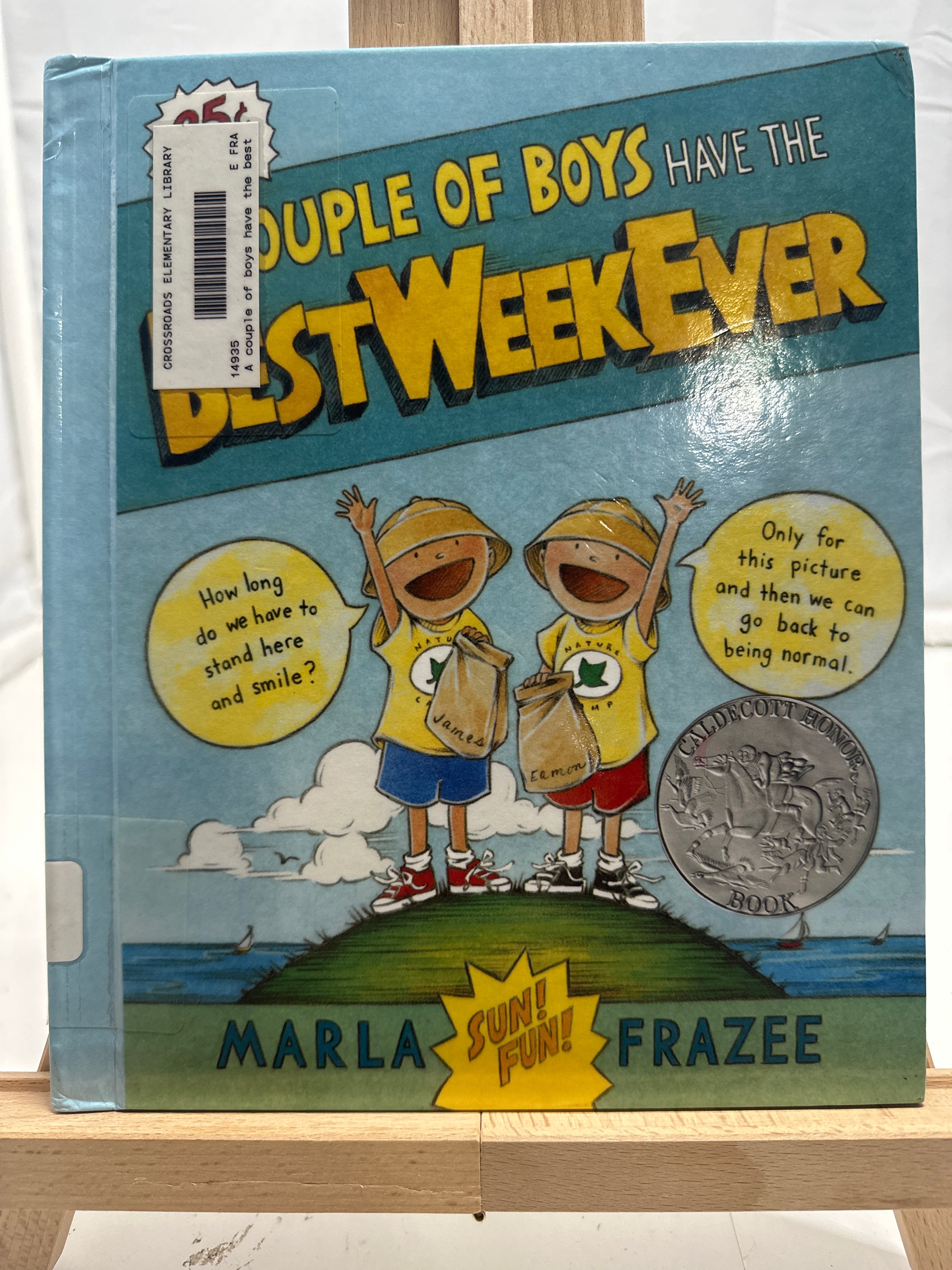 A Couple of Boys Have the Best Week Ever by Marla Frazee Hardcover