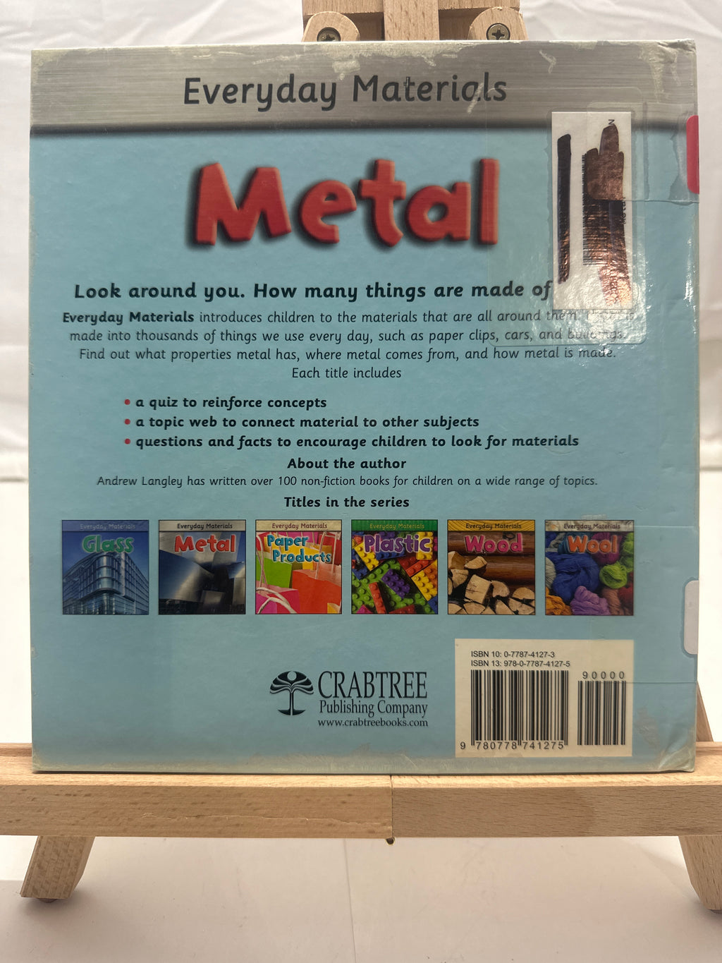 Metal by Andrew Langley Hardcover Children's Book