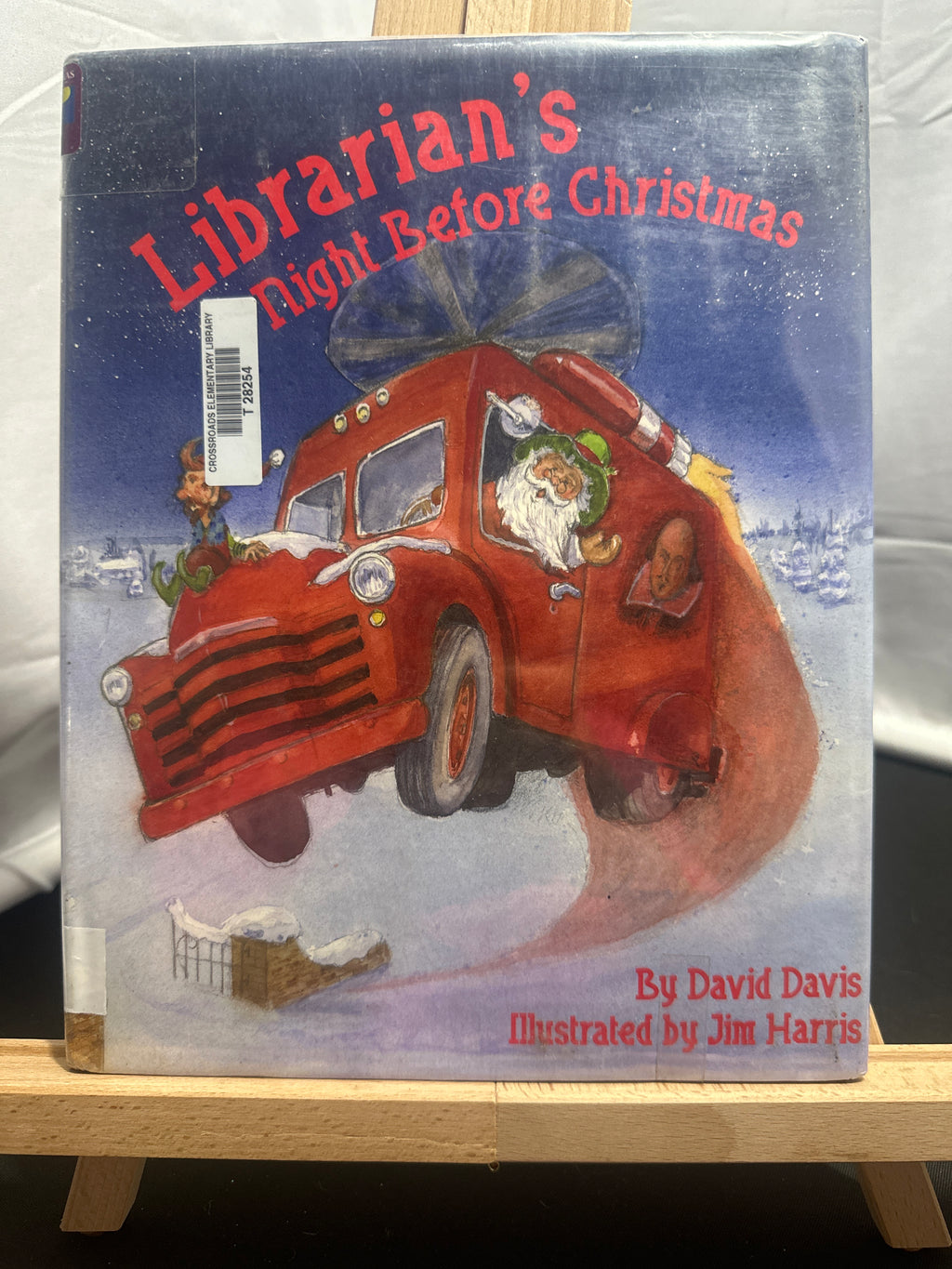 Librarian's night before Christmas by Davis, David Hardcover Juvenile poetry