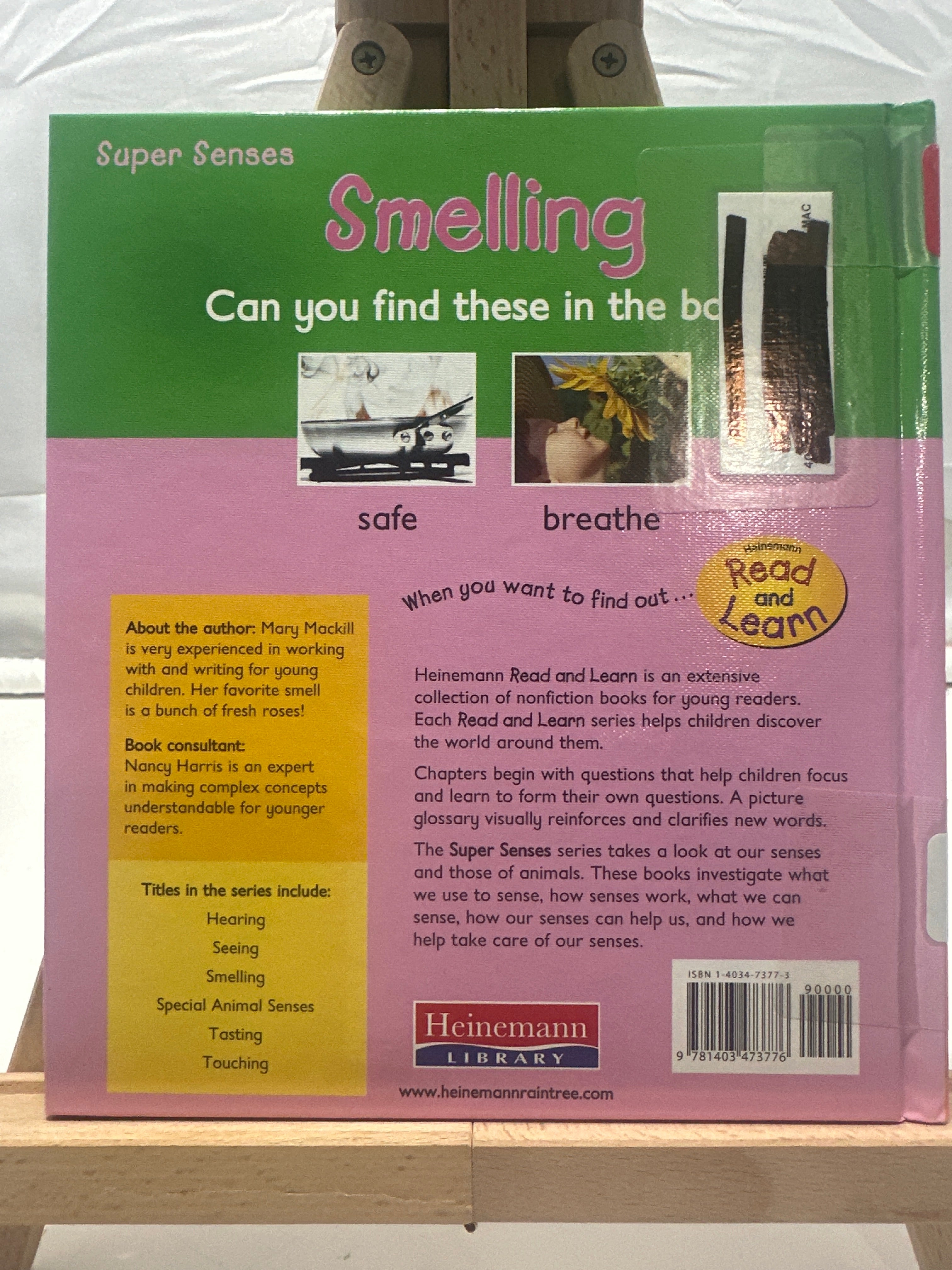 Smelling by Mary Mackill Hardcover