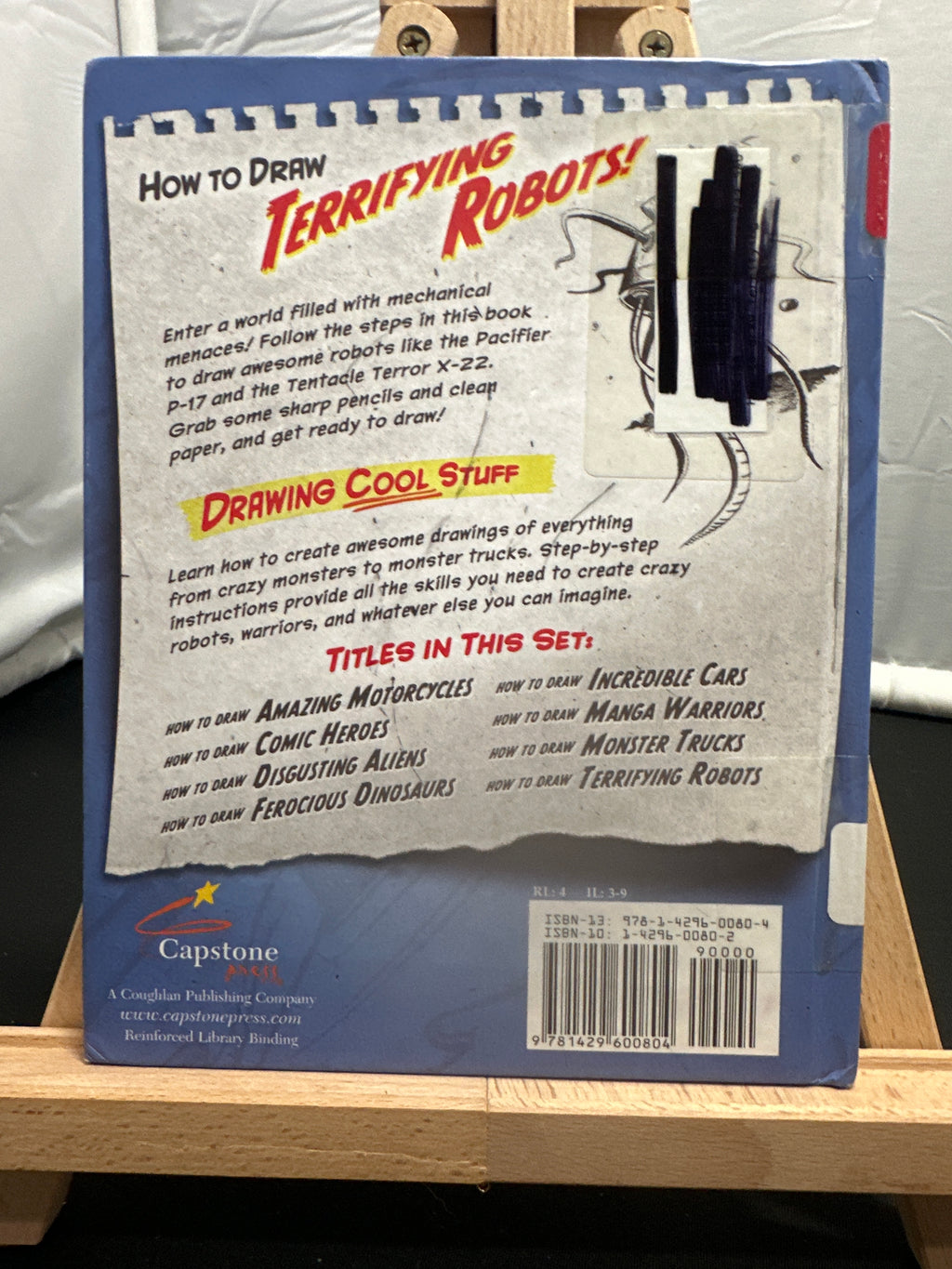 How to Draw Terrifying Robots (Edge Books) by Aaron Sautter Hardcover