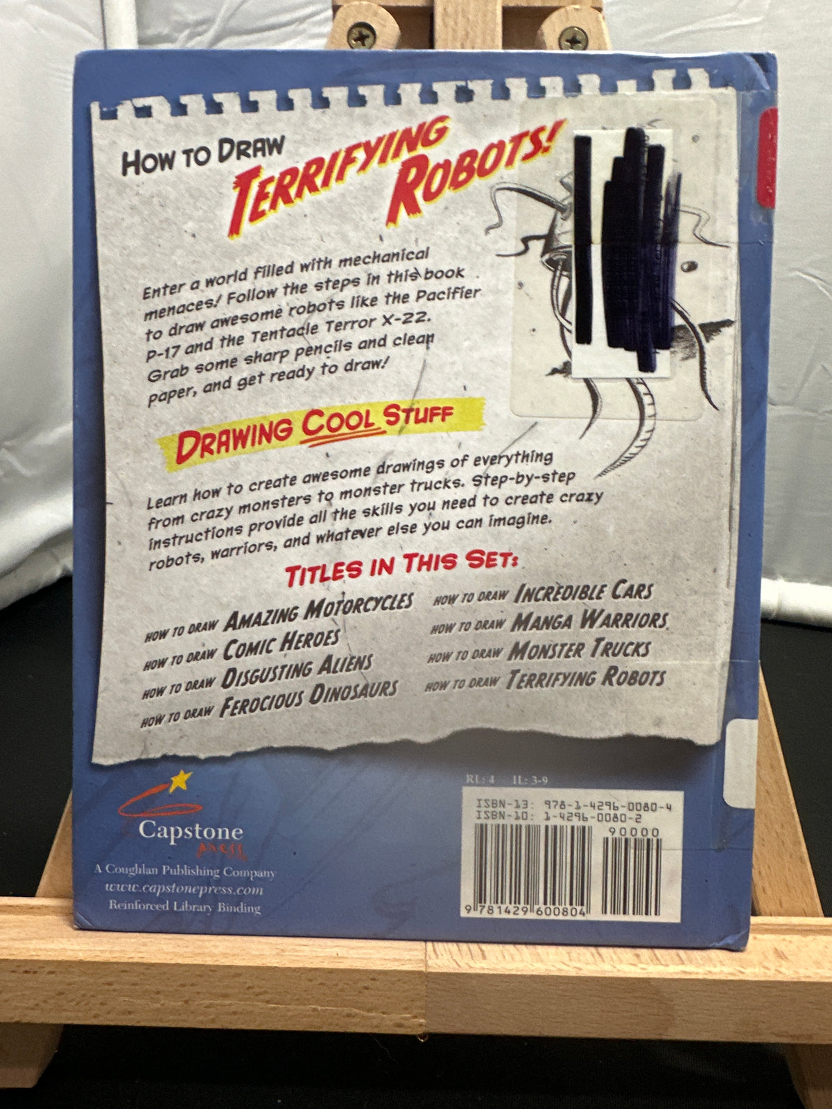 How to Draw Terrifying Robots (Edge Books) by Aaron Sautter Hardcover