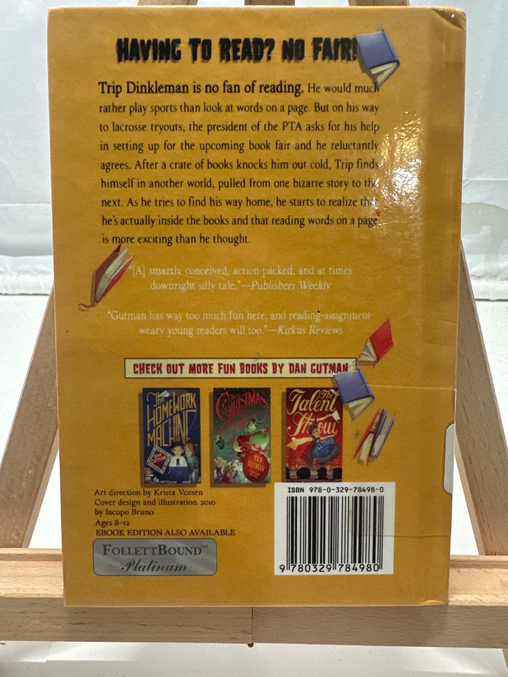 Nightmare at the Bookfair by Dan Gutman Hardcover
