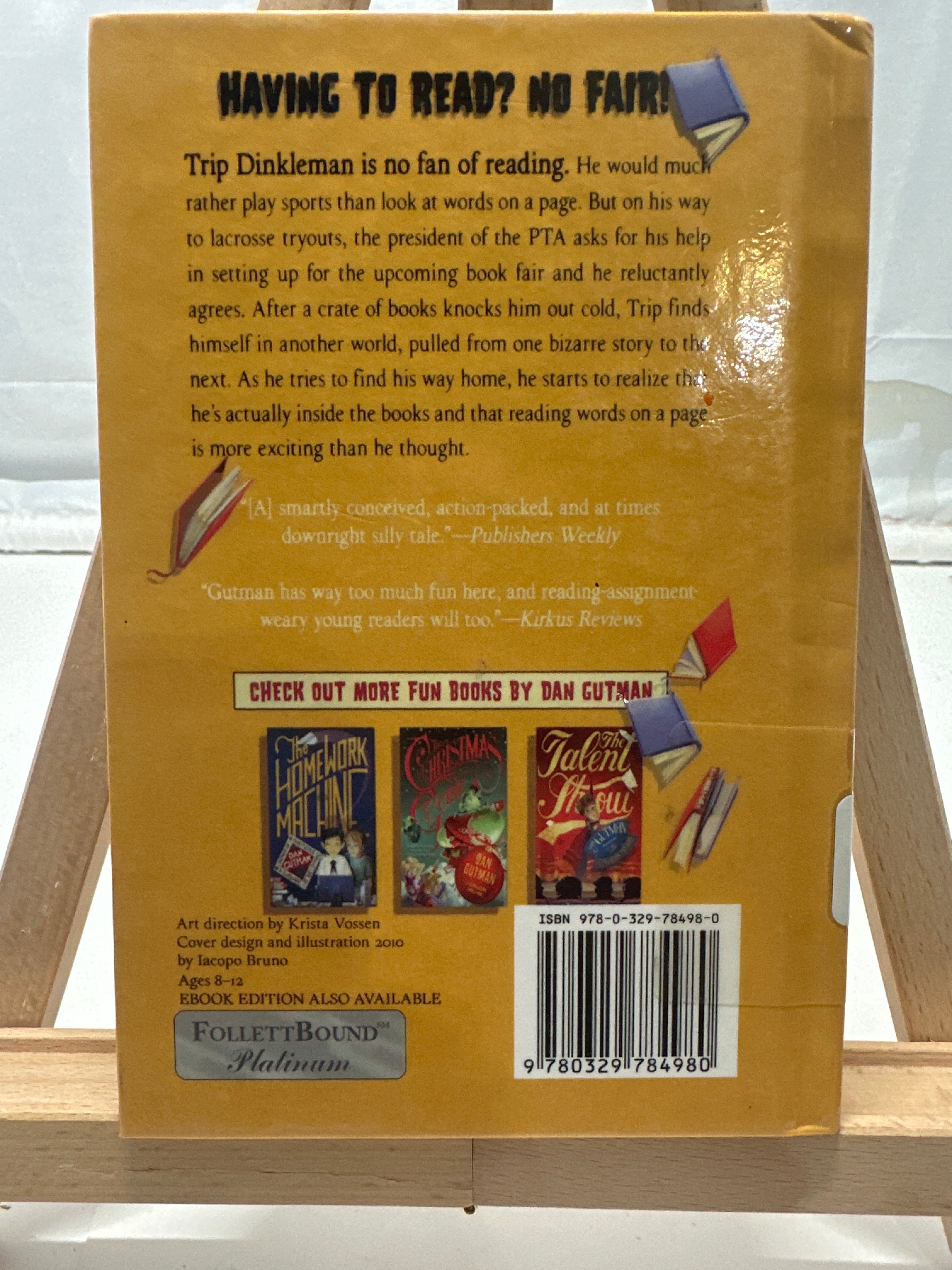 Nightmare at the Bookfair by Dan Gutman Hardcover