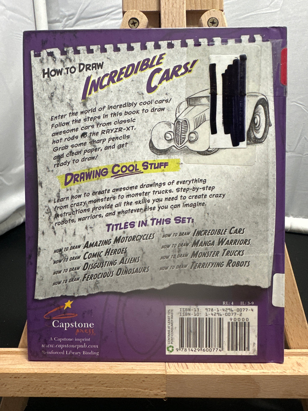 How to Draw Incredible Cars (Edge Books) by Aaron Sautter Hardcover