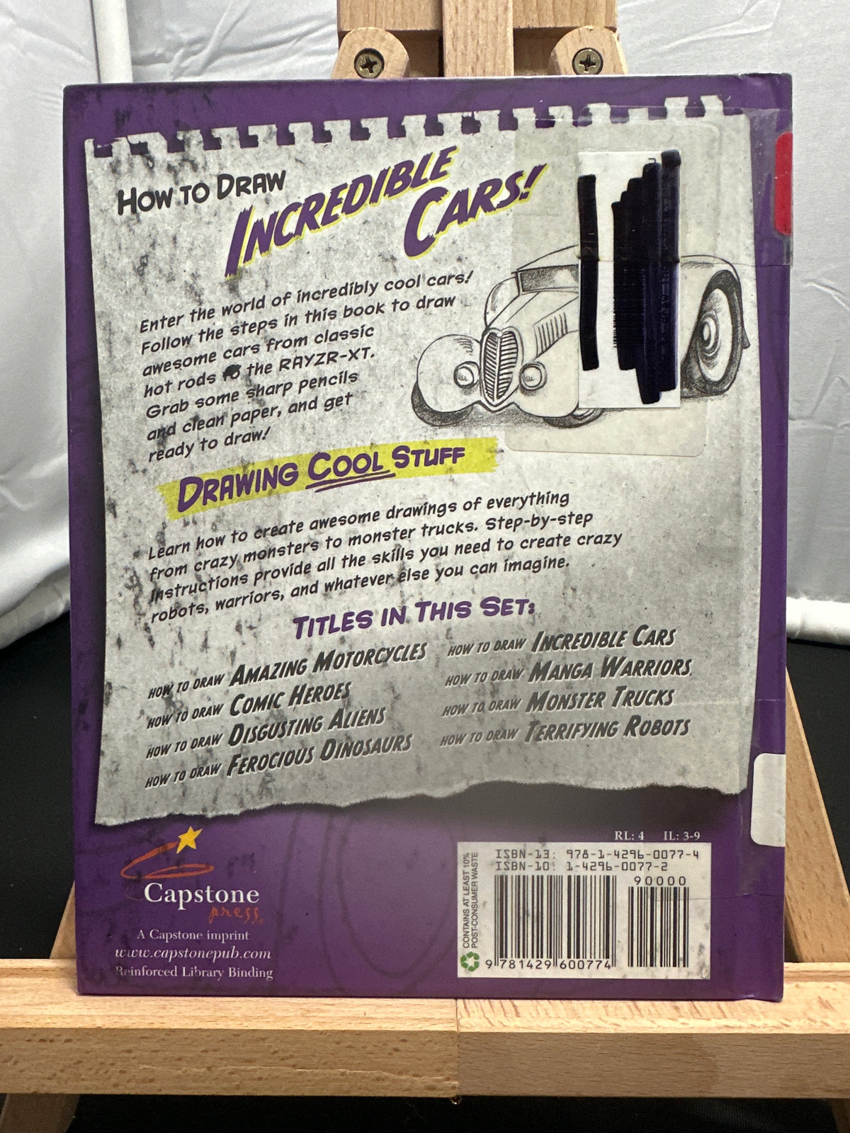 How to Draw Incredible Cars (Edge Books) by Aaron Sautter Hardcover