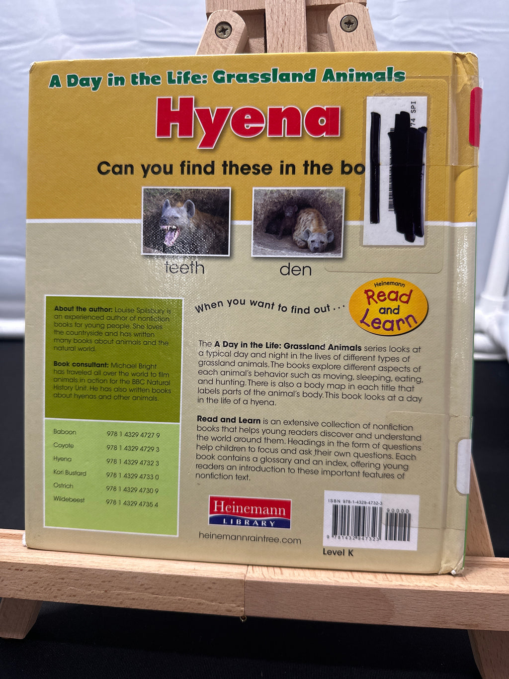 Hyena by Louise Spilsbury Hardcover