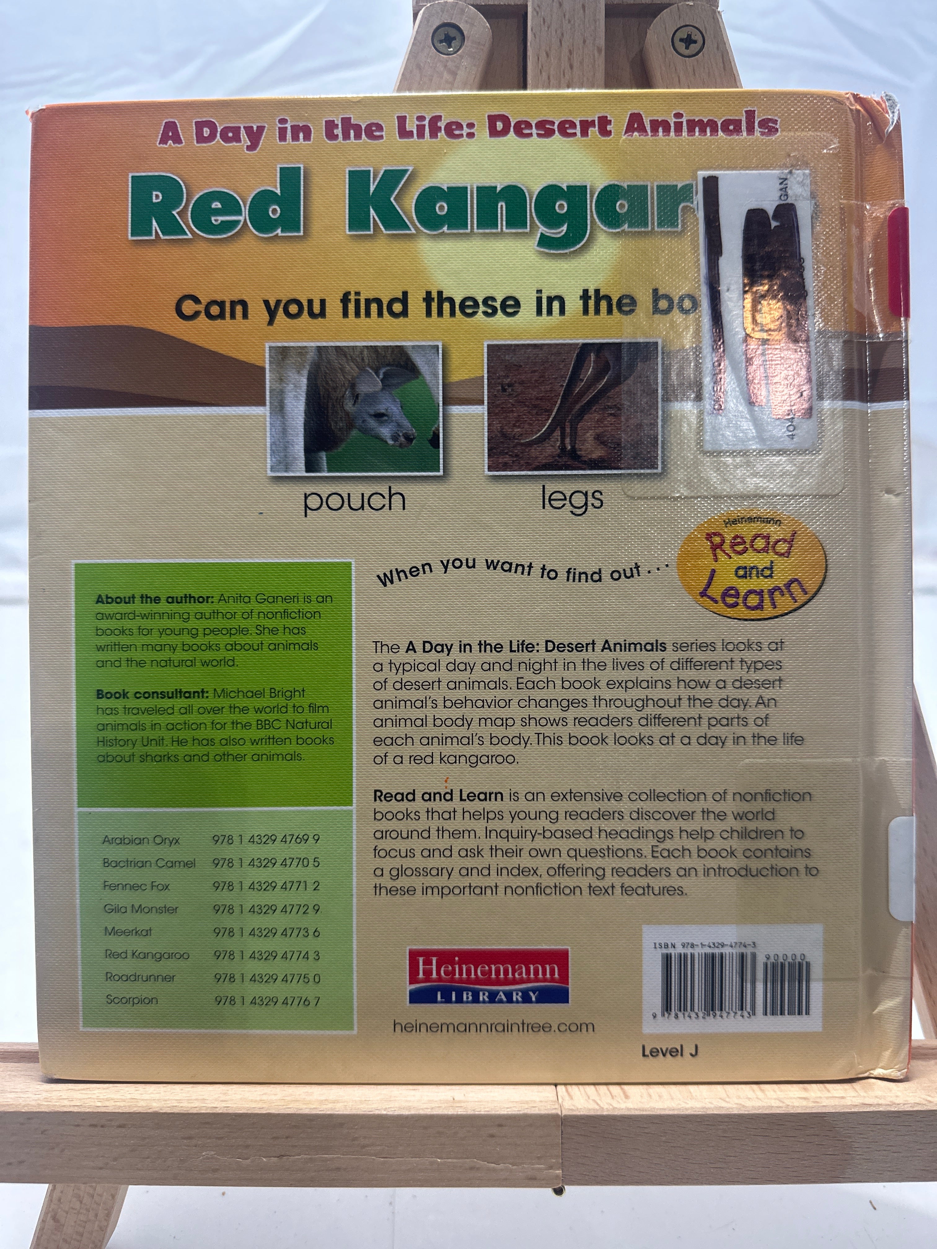 Red Kangaroo by Anita Ganeri Hardcover