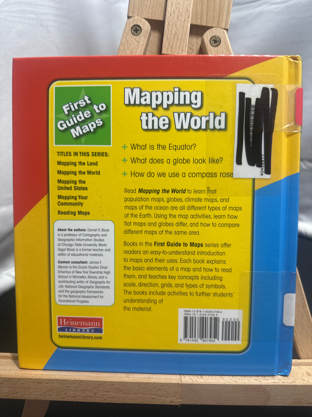 Mapping the world by Marta Segal Block Hardcover Children's Book