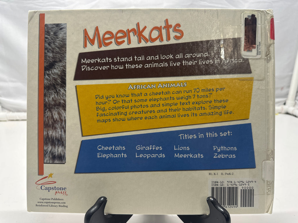Meerkats by Jody Sullivan Rake Hardcover Children's Book