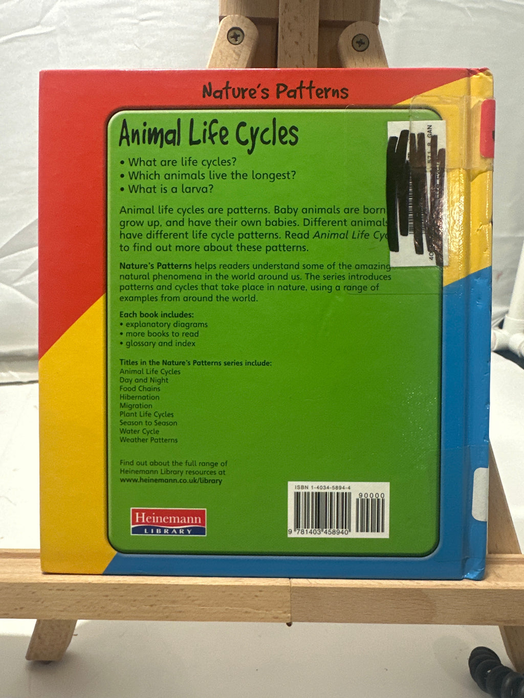 Animal Life Cycles by Anita Ganeri Hardcover