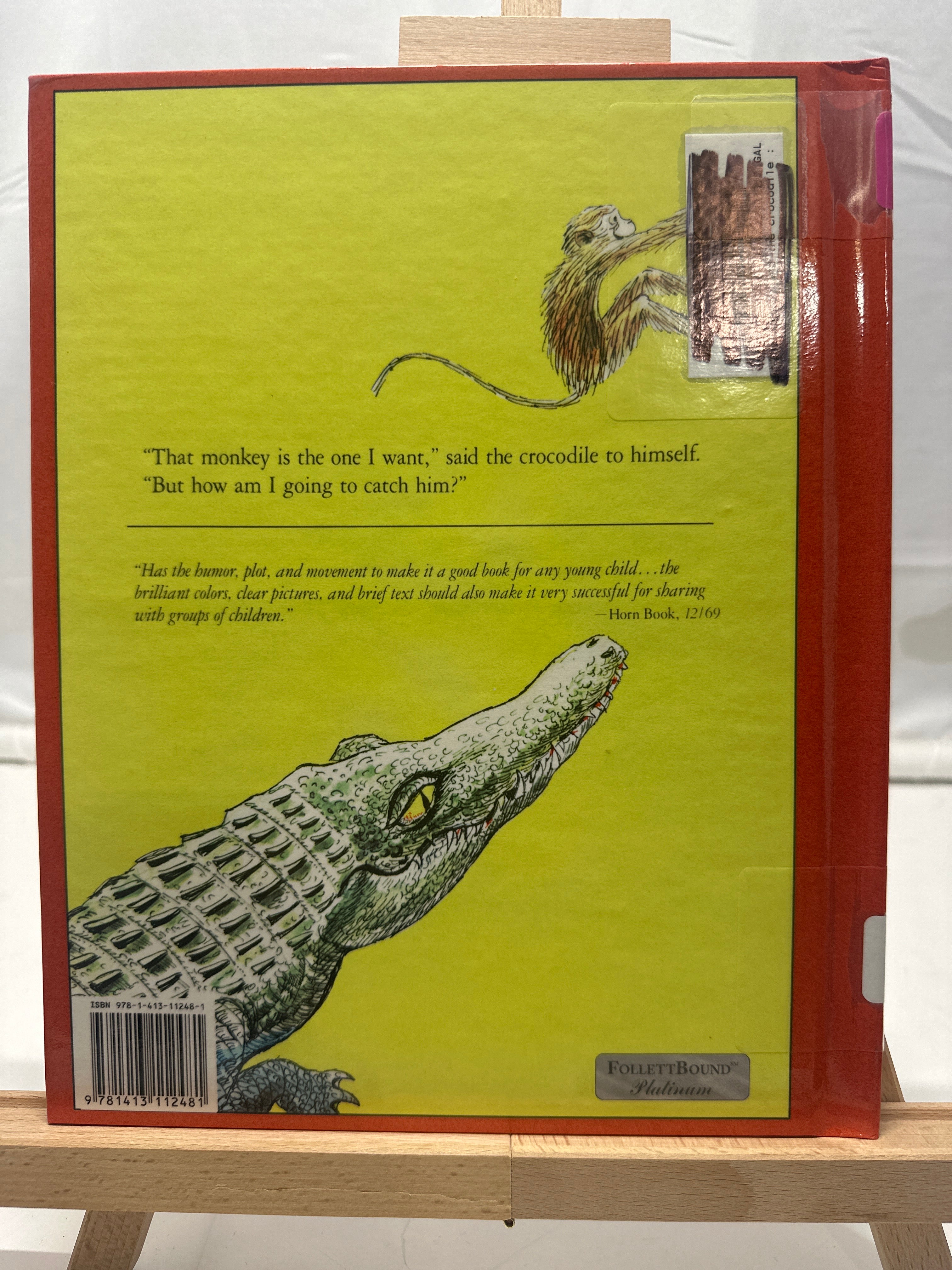 The Monkey and the Crocodile by Paul Galdone Hardcover