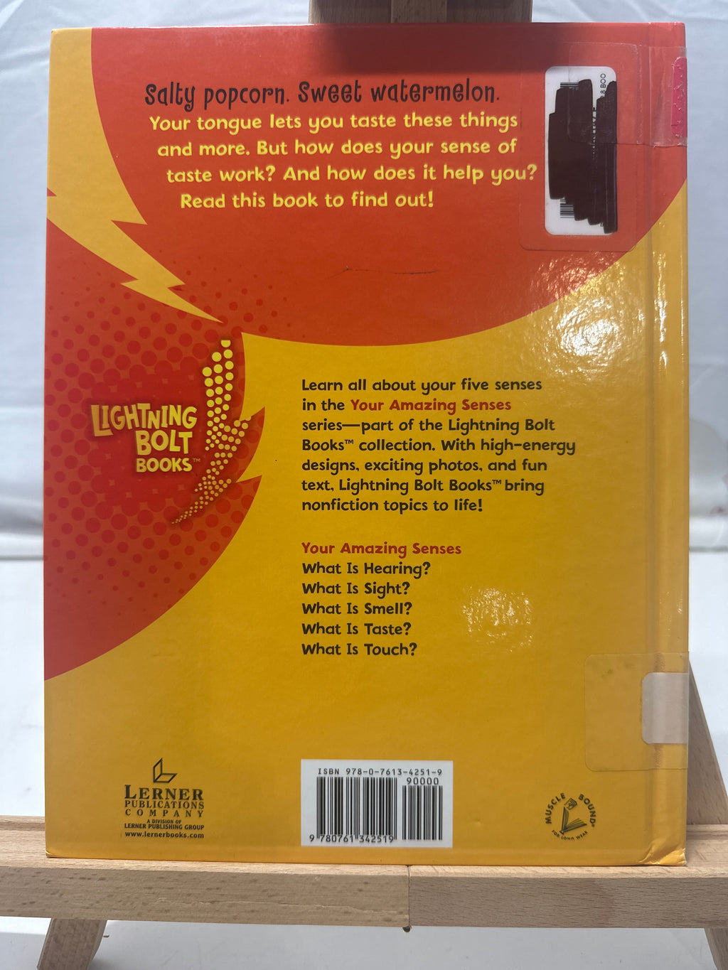 Taste by Jennifer Boothroyd Hardcover Children's Book