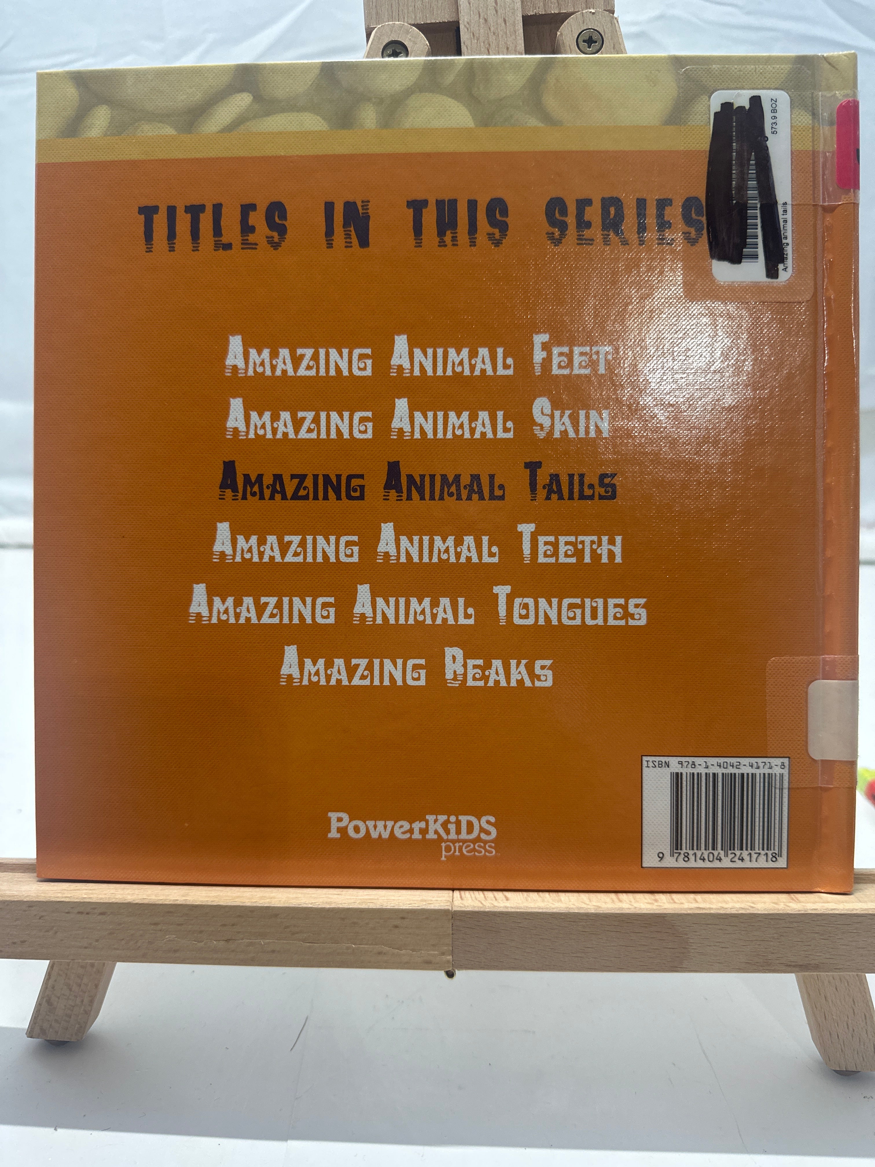 Amazing animal tails by Linda Bozzo Hardcover Children's Book