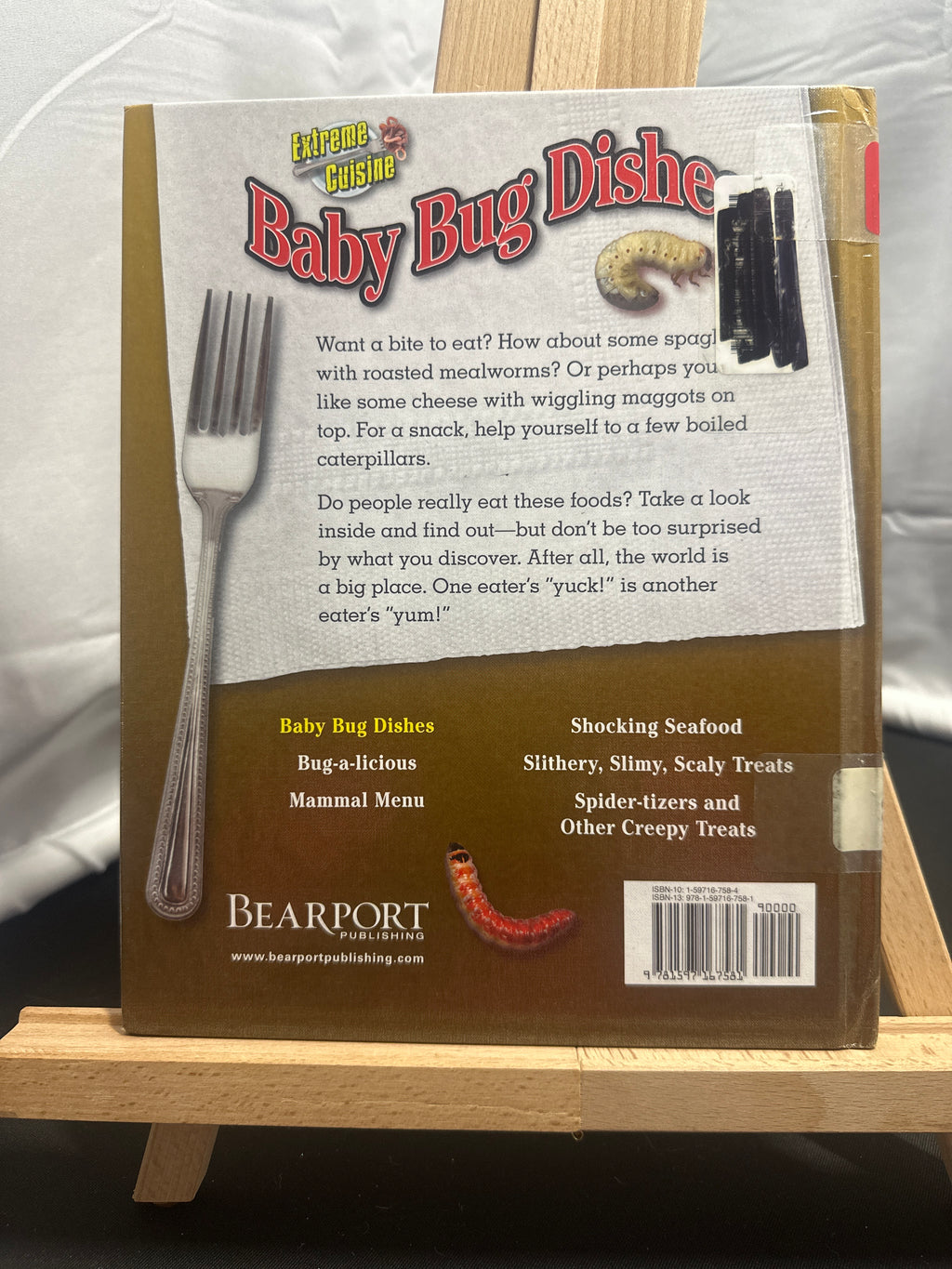 Baby bug dishes by Meish Goldish Hardcover Children's Book